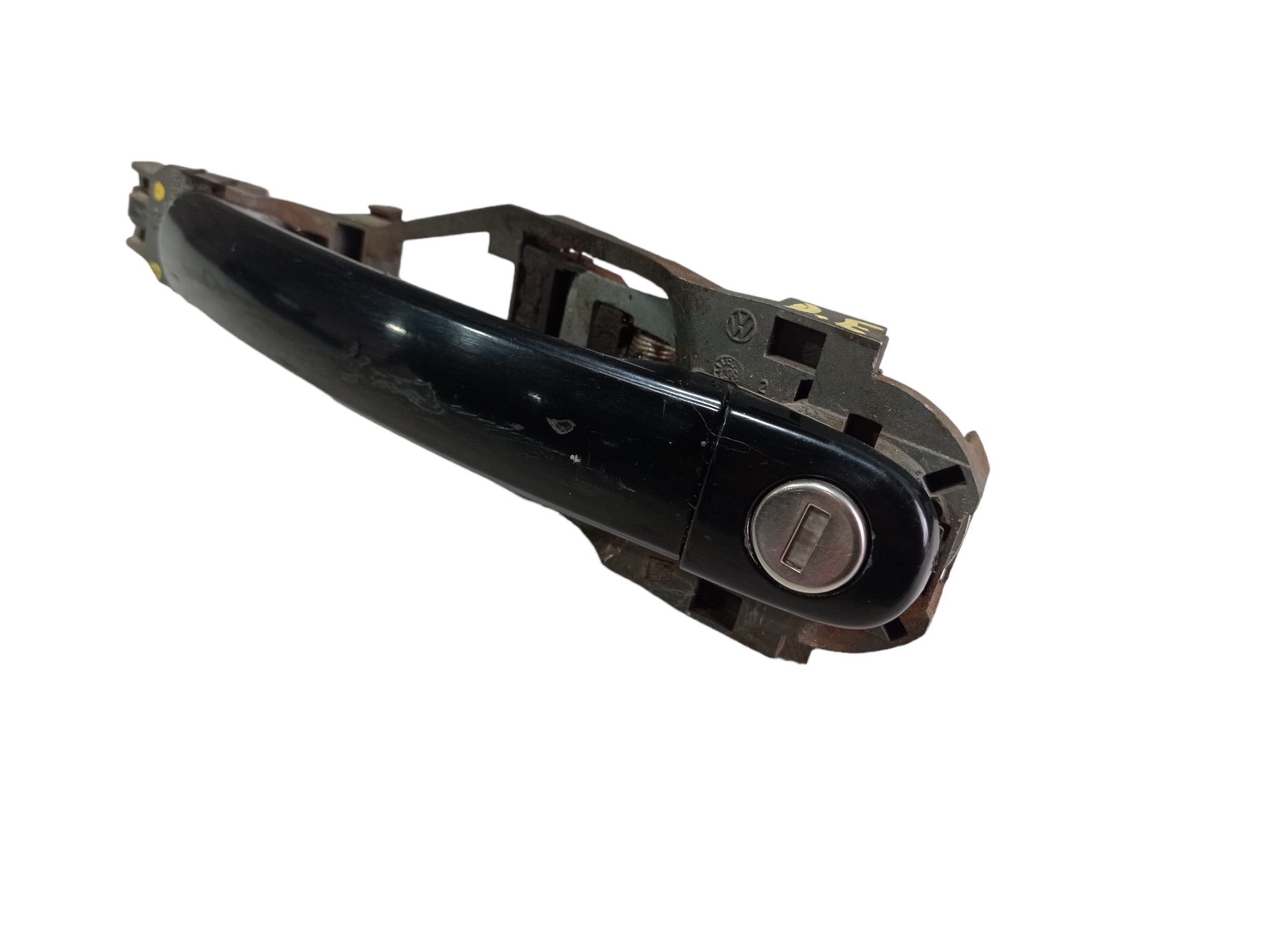 Maçaneta Externa Porta Dianteira Esquerda Vw Golf 08 V584 Preto Dianteira 3