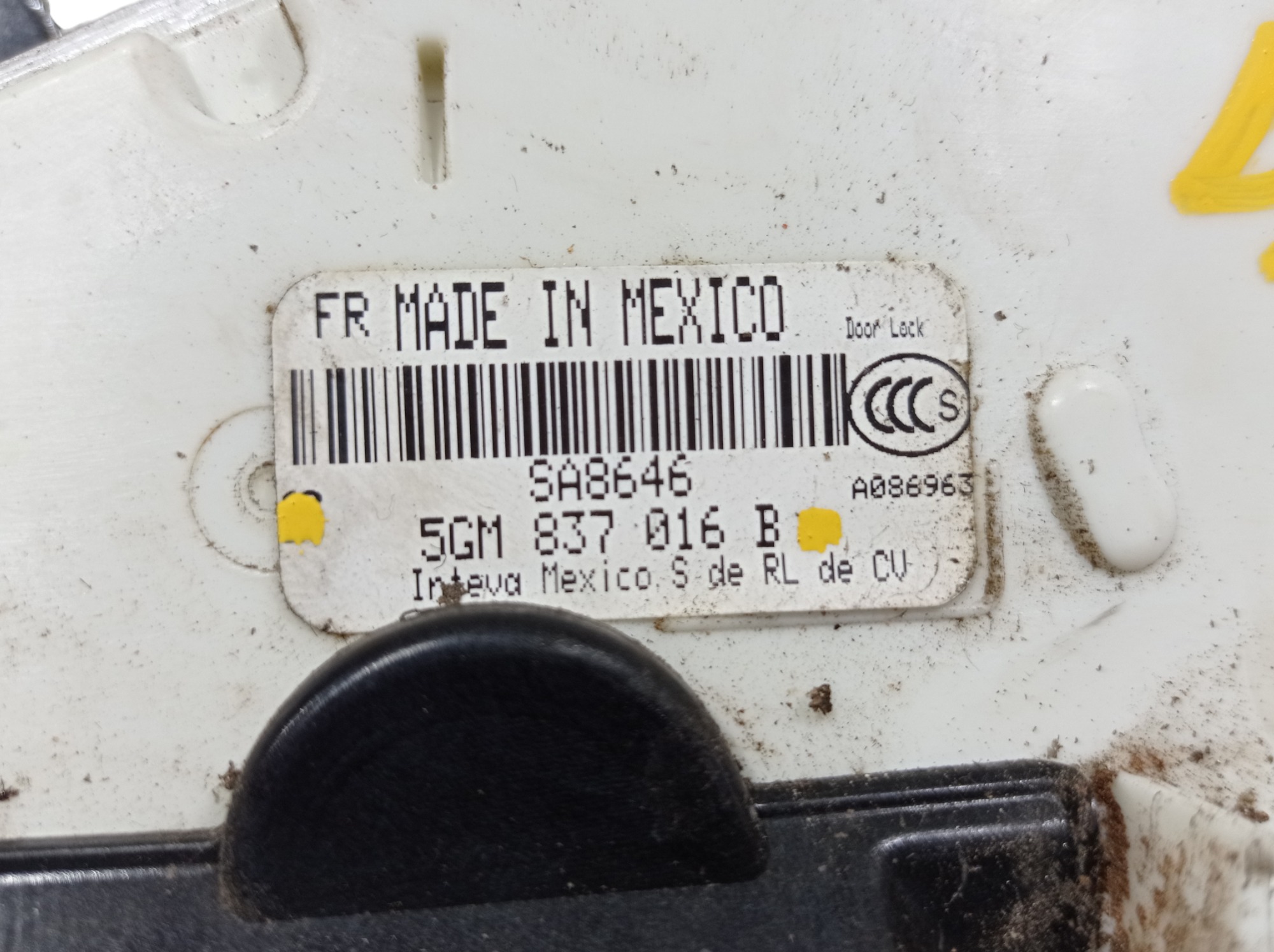 Fechadura Porta Dianteira Direita Vw Golf Gti 2019 V563 6