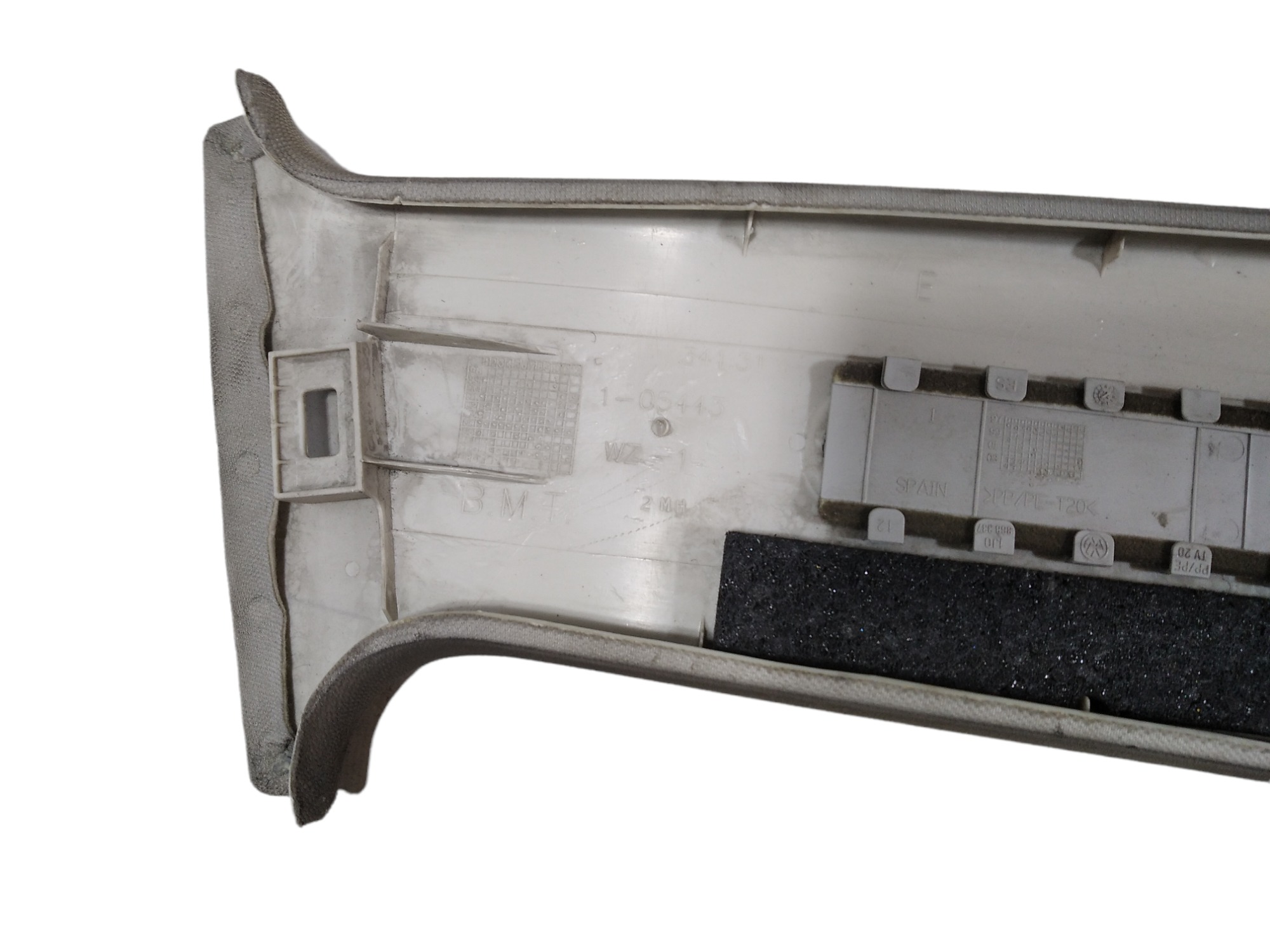 Moldura Coluna Central Esquerdo Vw Golf 99 2010 1j0868311a 6