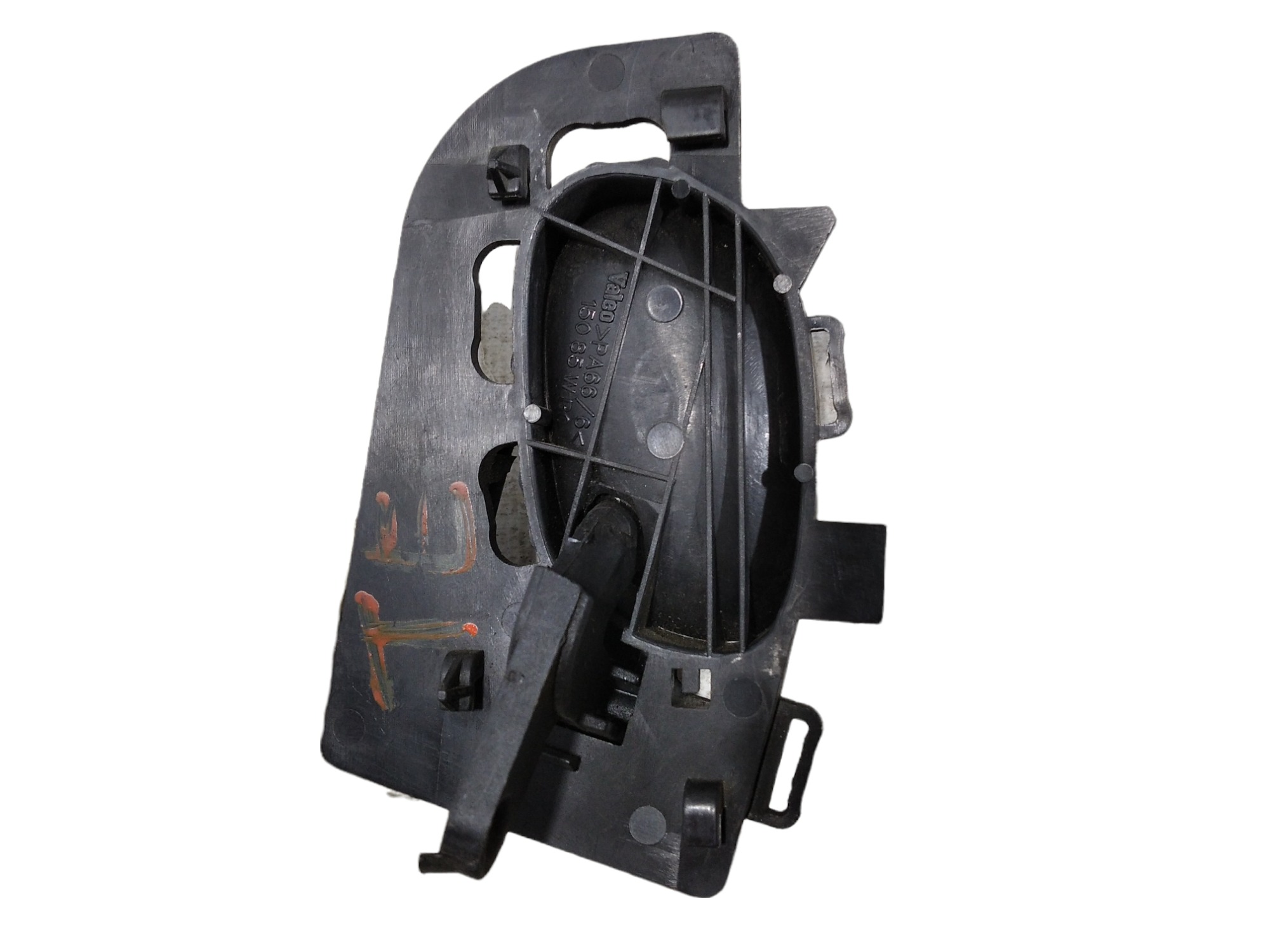 Maçaneta Interna Traseira Esquerda Peugeot 207 2011 V245 Preto Traseira 5