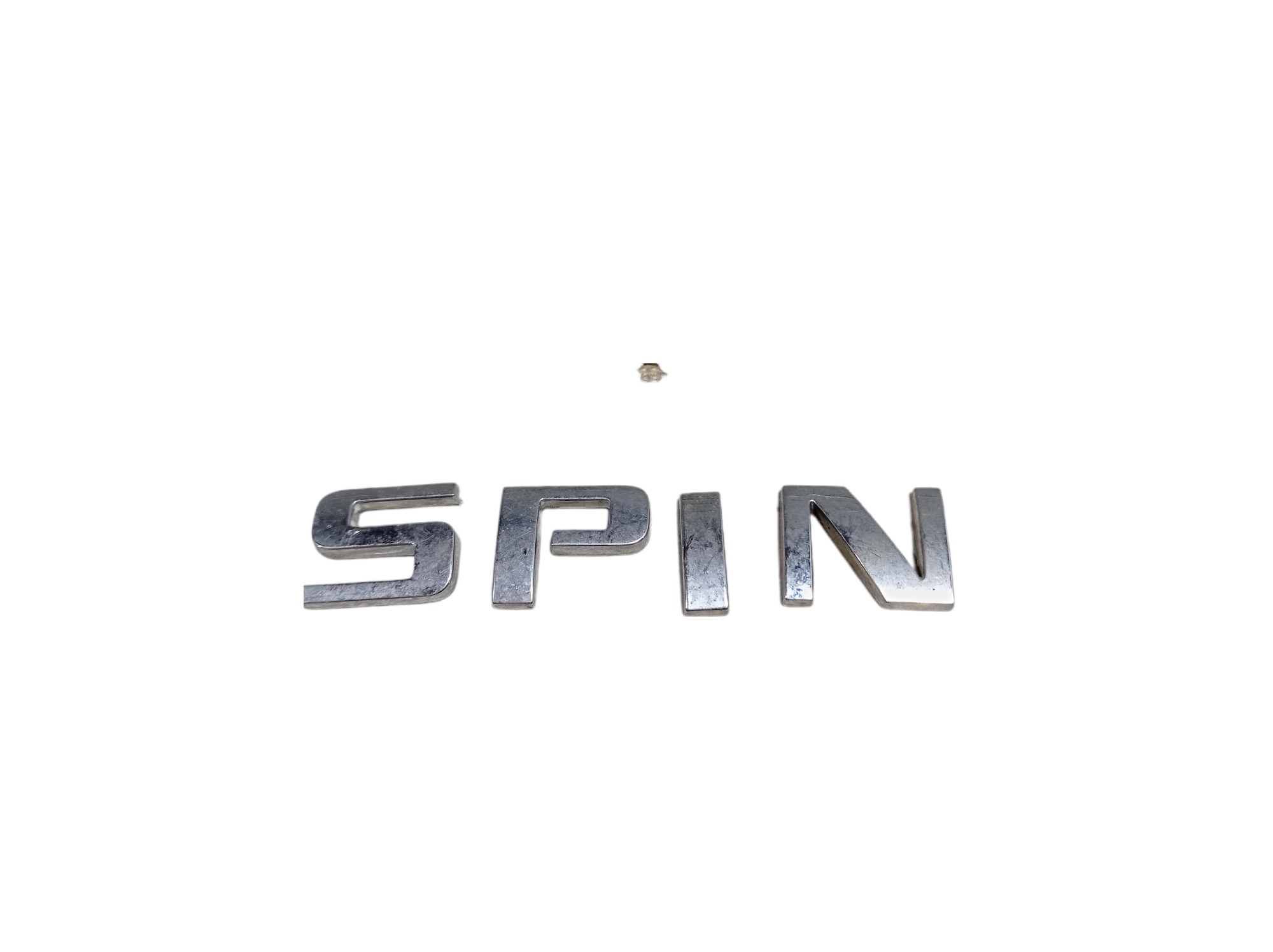 Emblema Tampa Traseira Gm Spin Lt 2013 V318 Prata 3