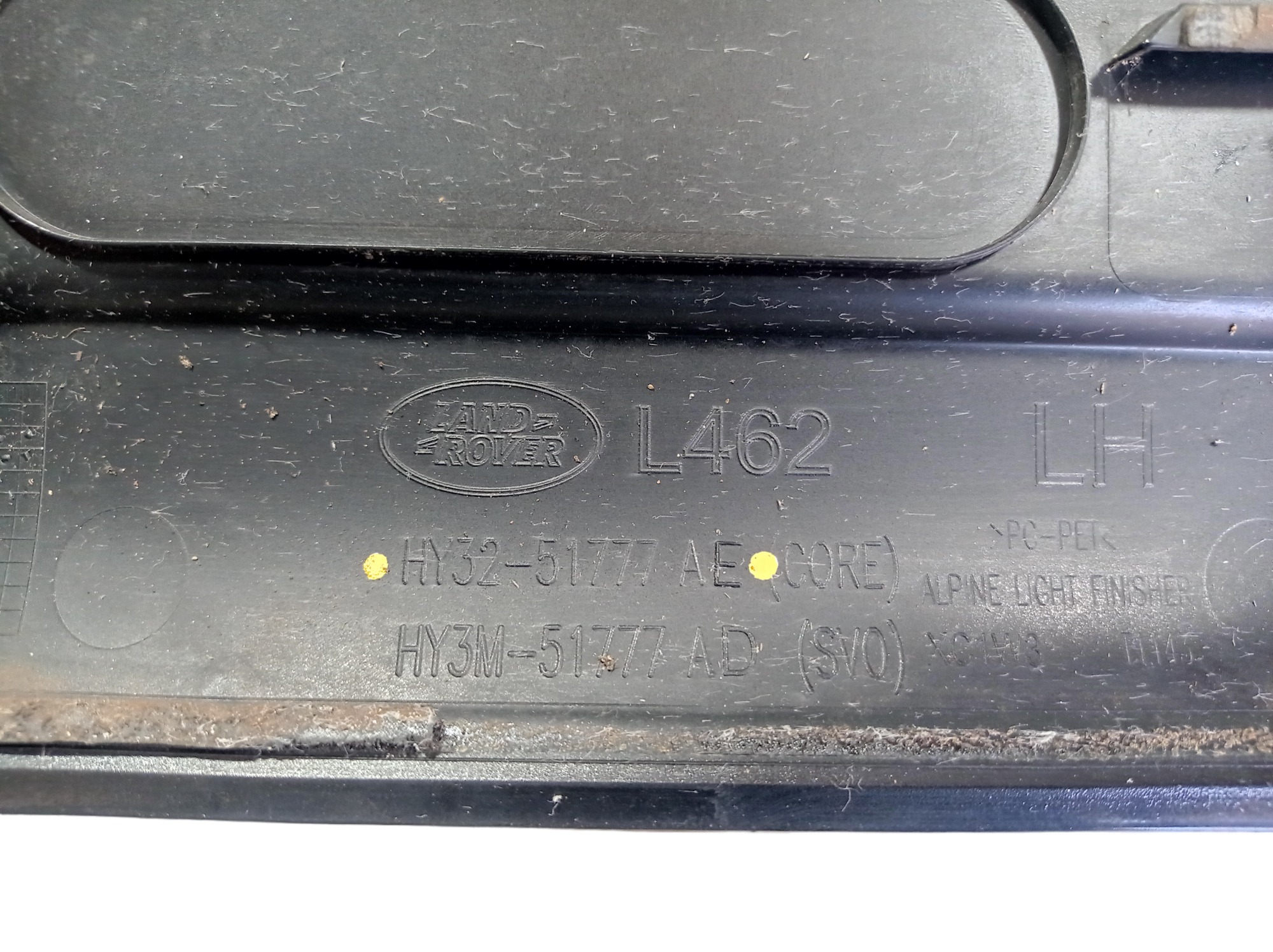 Moldura Teto Land Rover Discovery 5 2019 Hy3251777ae V562 Preto 8