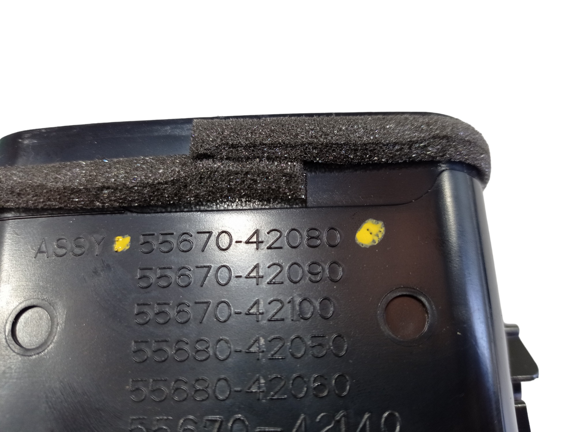 Difusor De Ar Central Esquerdo Toyota Rav4 2018 V553 7
