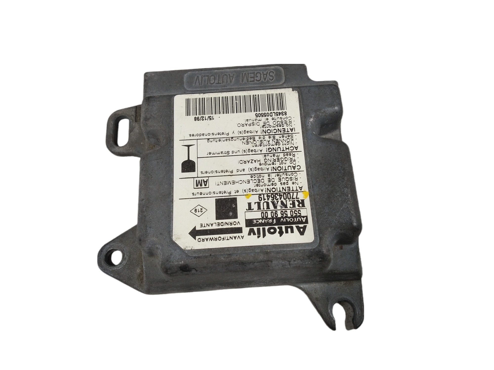 Módulo Renault Scenic 1999 7700436419 4