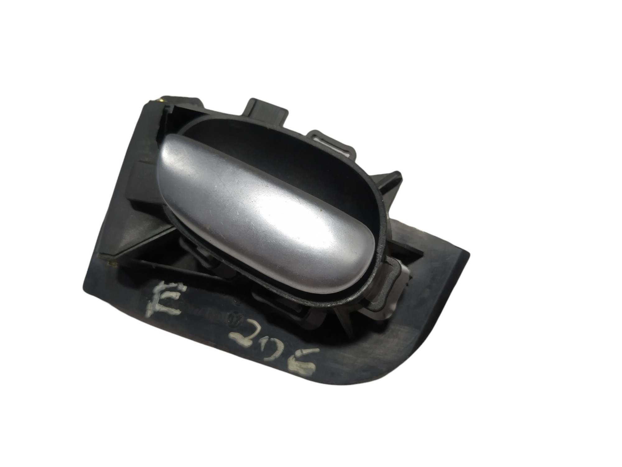 Maçaneta Interna Dianteira Esquerda Peugeot 206 2006 V33 Prateado 3