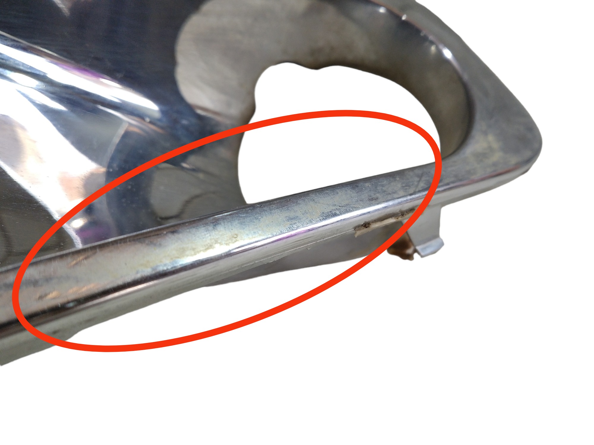 Moldura Farol Milha Esquerdo Ford Fusion 2.3 2007 V560 6