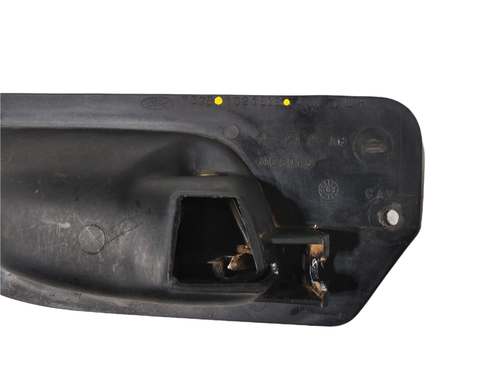 Maçaneta Interna Dianteira Esquerdo Ford Ranger 1994 1997  Preto Dianteira 6