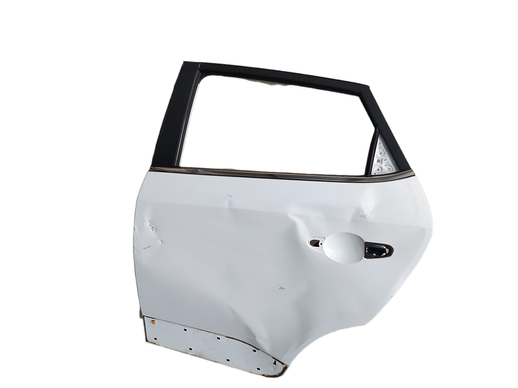 Porta Traseira Esquerda Jac T6 2.0 16v 2016 V475 Traseira Esquerda Branco 2