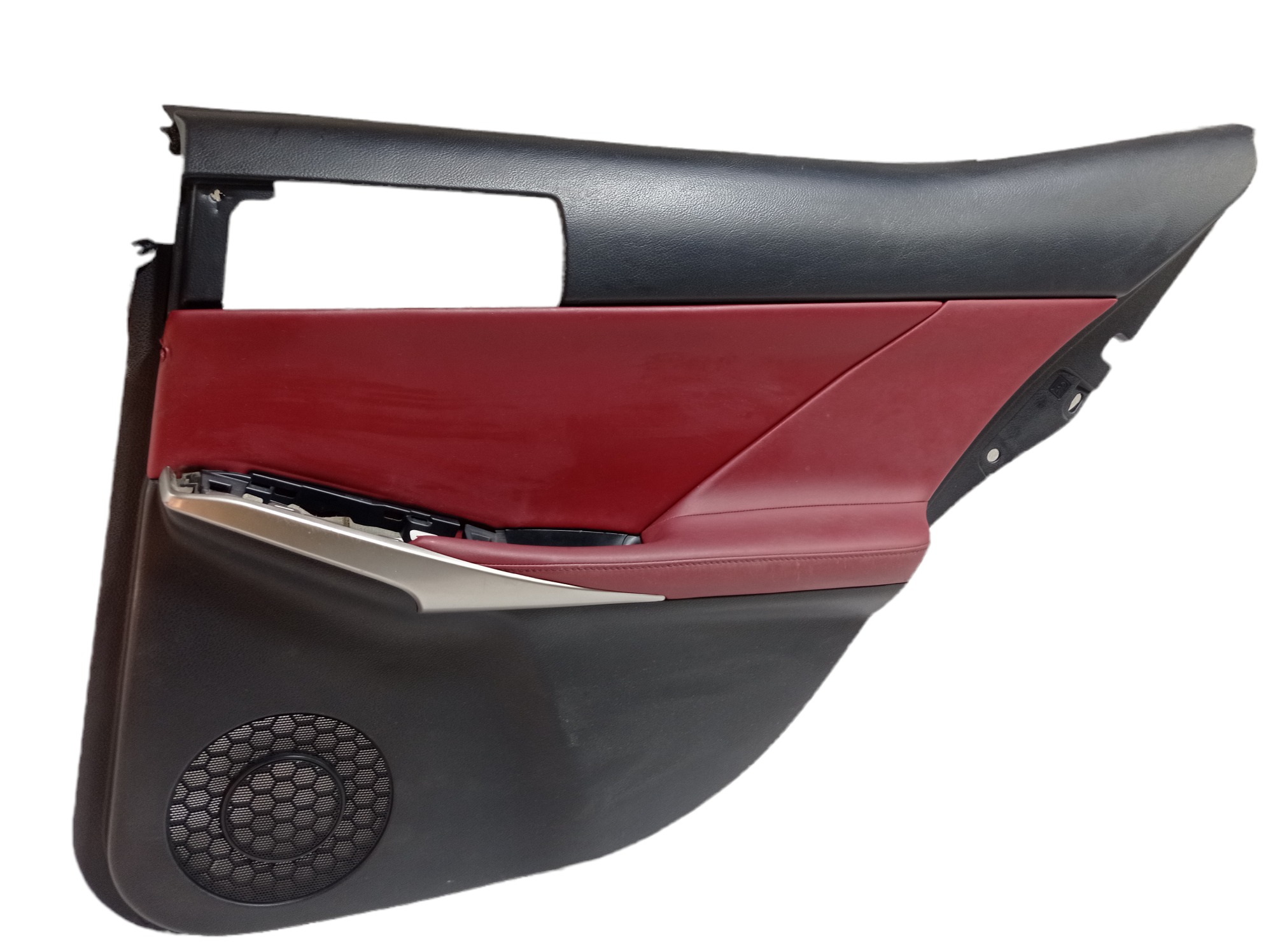 Forro Porta Traseira Direita Lexus E S250f Sport 2015 V434 Preto E Vinho 5