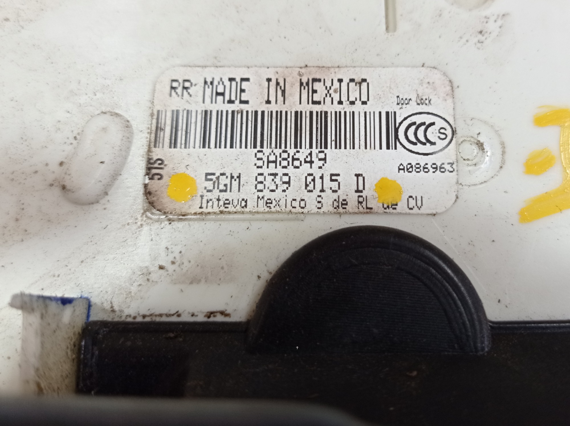 Fechadura Porta Trasei Esquerda Vw Golf Gti 2014 A 2019 V563 9