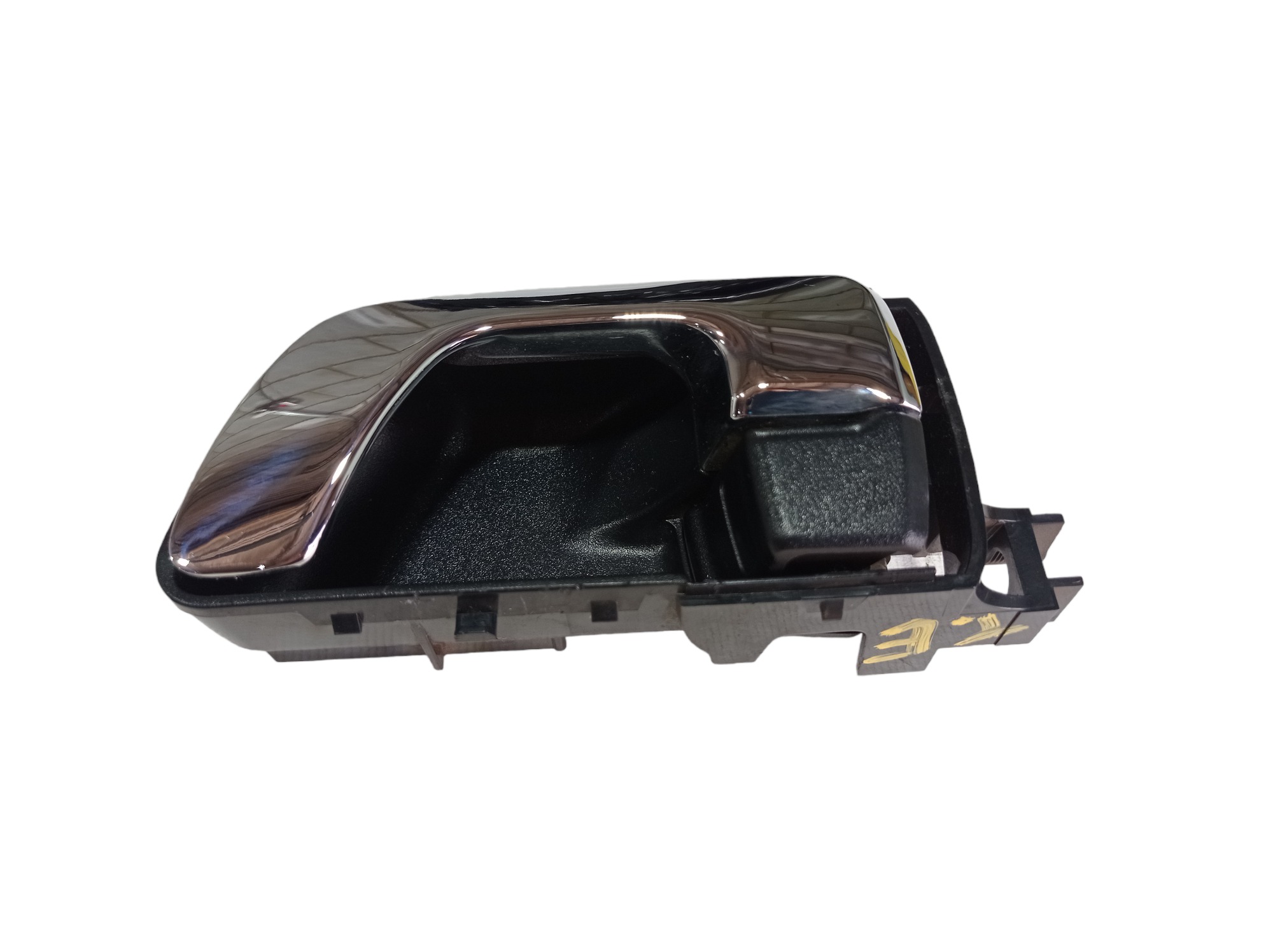 Maçaneta Inter Porta Traseira Esquerda Pajero Full 2012 V575 Prateado Traseira 4