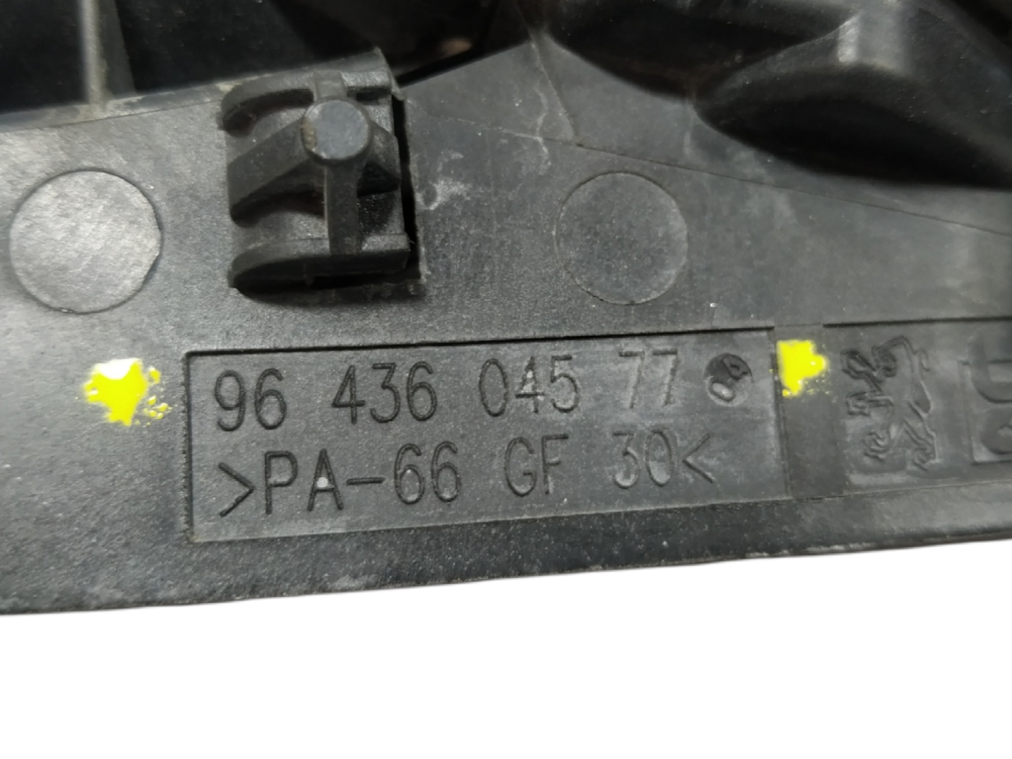 Maçaneta Interna Traseira Esquerda Peugeot 307 2008 V369 Prateado 5