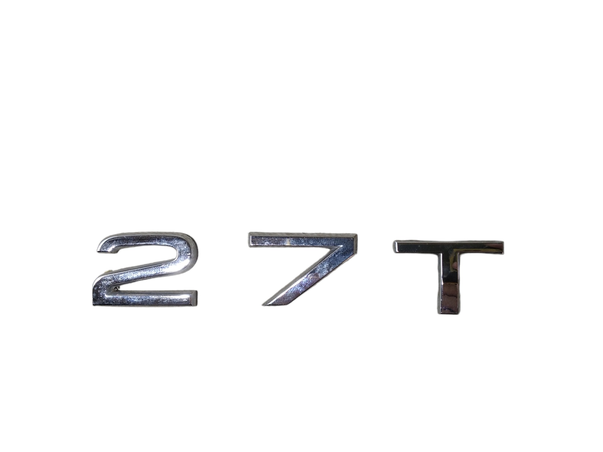 Emblema Tampa Traseira Audi A6 2001 2.7 V261 Prata 2