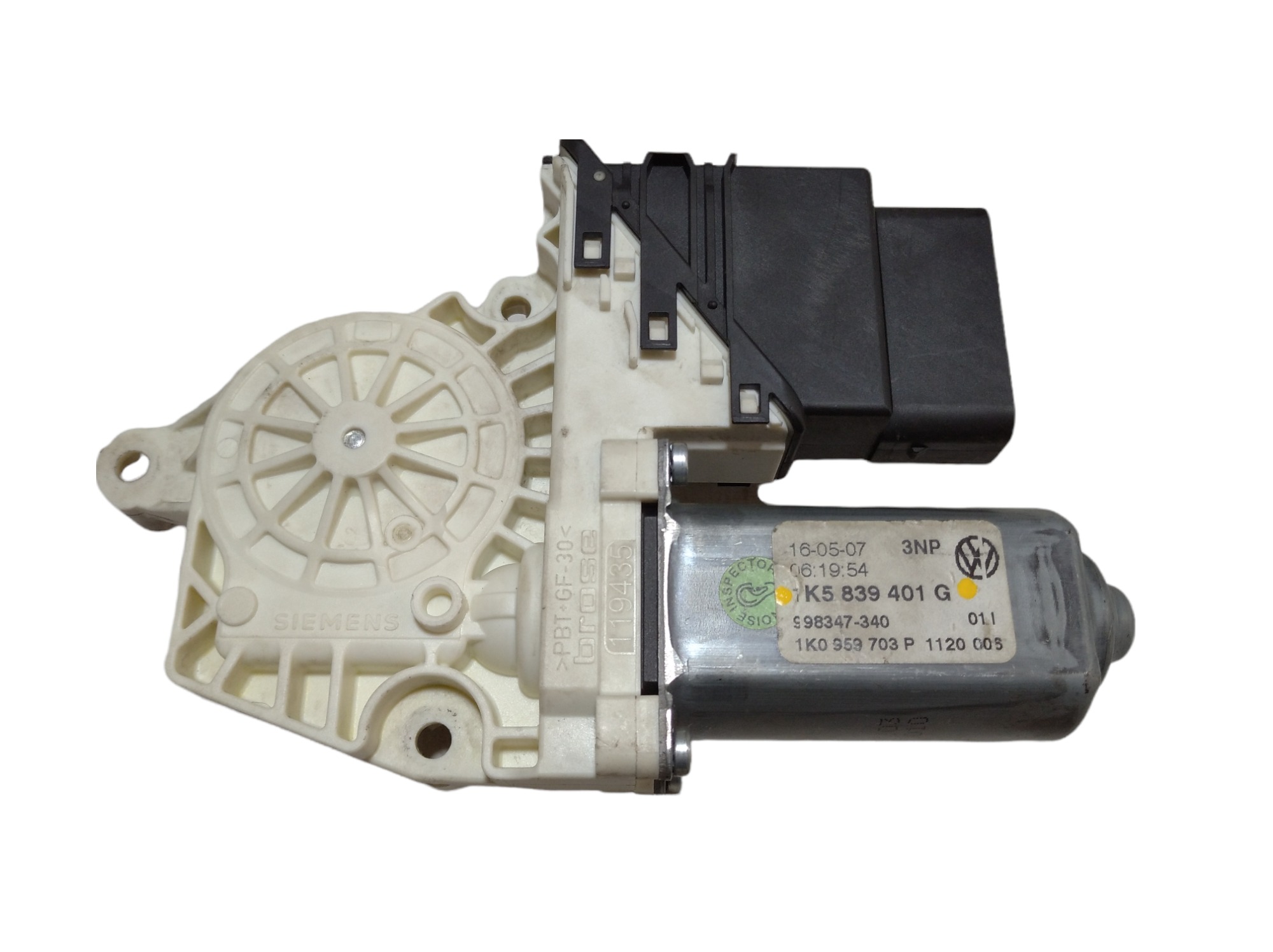 Motor Máquina Vidro Traseiro Esquerdo Vw Jetta 2007 V164 2