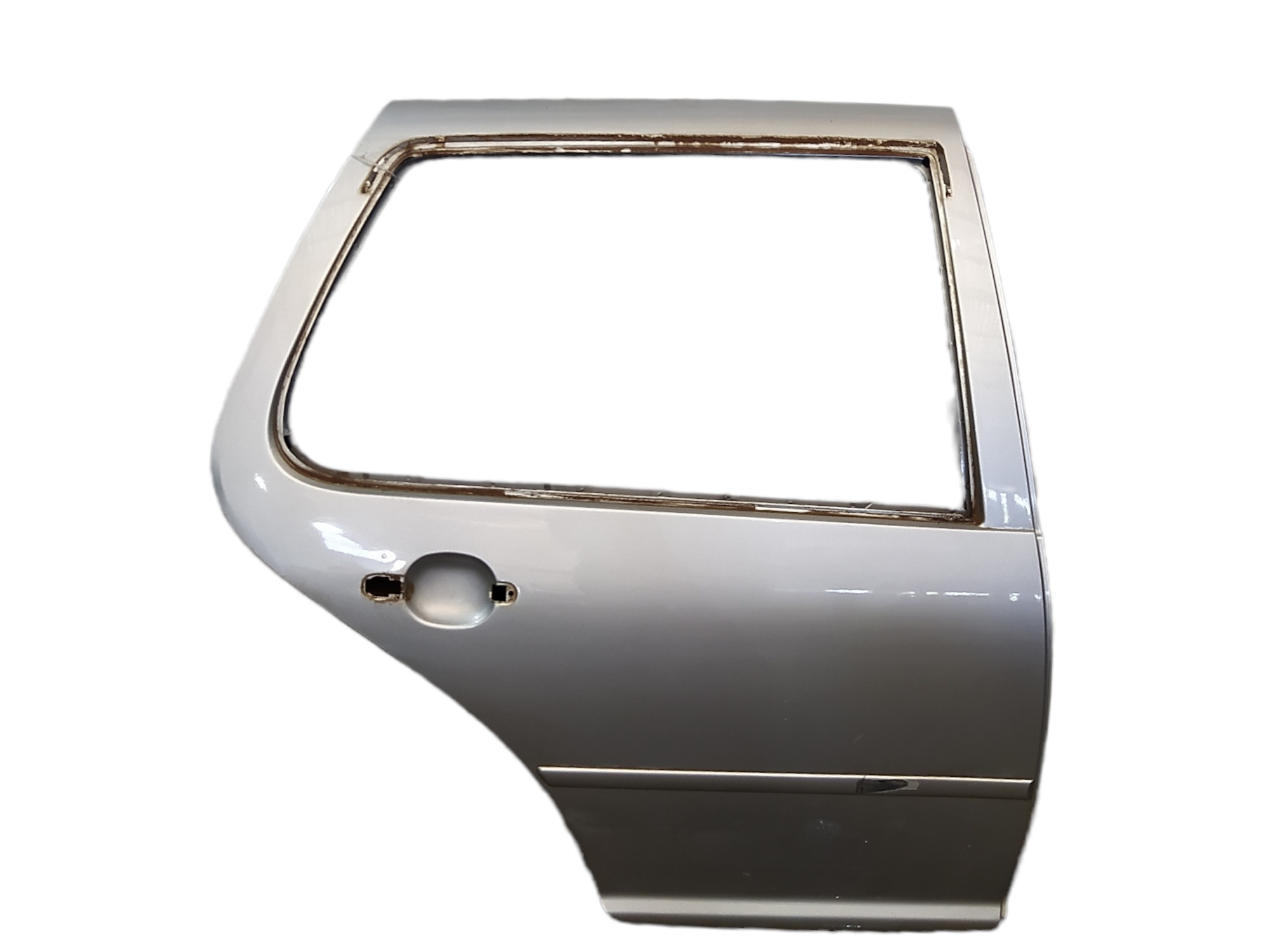 Porta Traseira Direita Vw Golf 2.0 2001 V454 Traseira Direito Prateado 3
