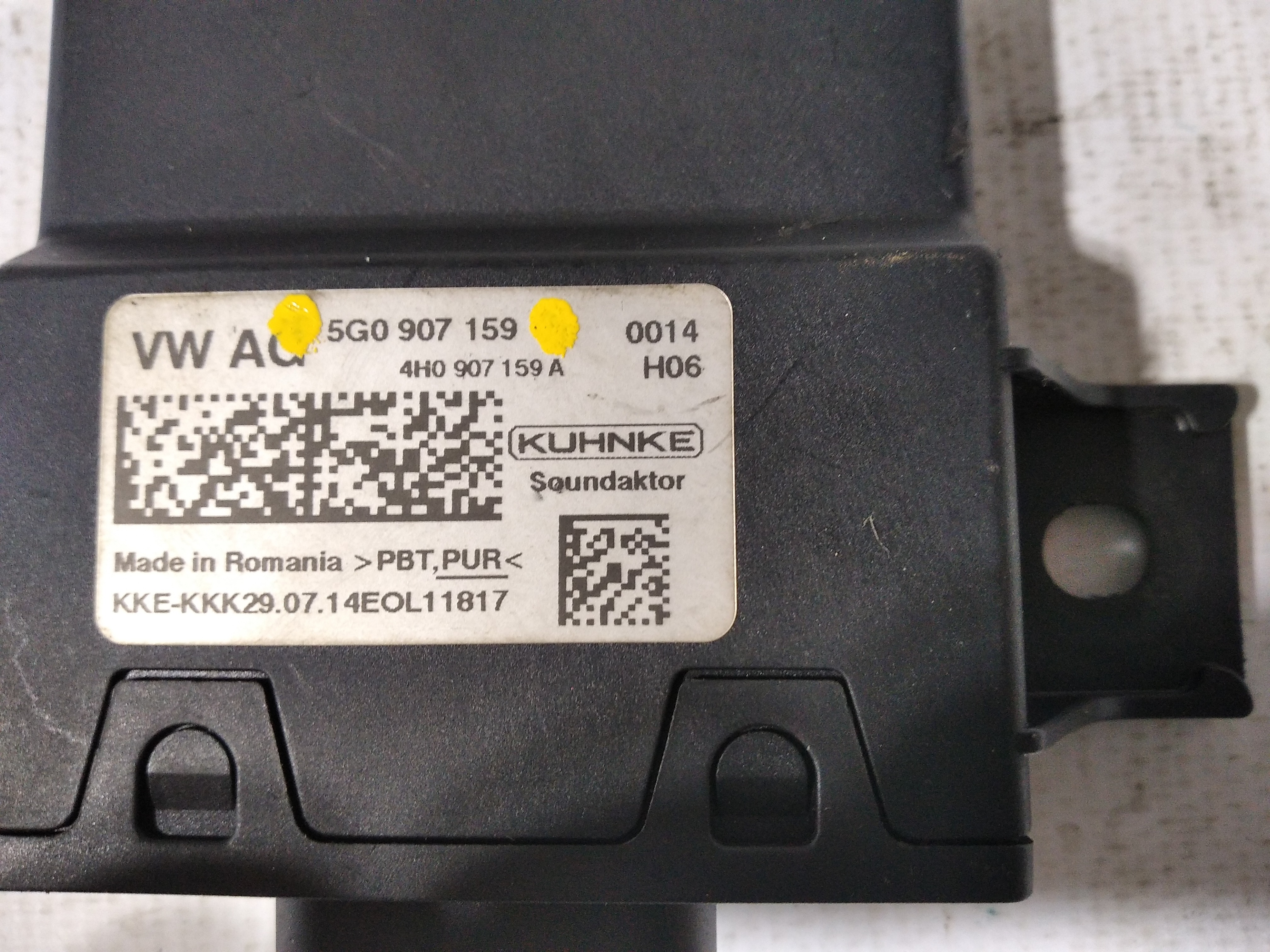 Módulo Controle Som Impacto Vw Golf Gti 2015 5g0907159 V265 2