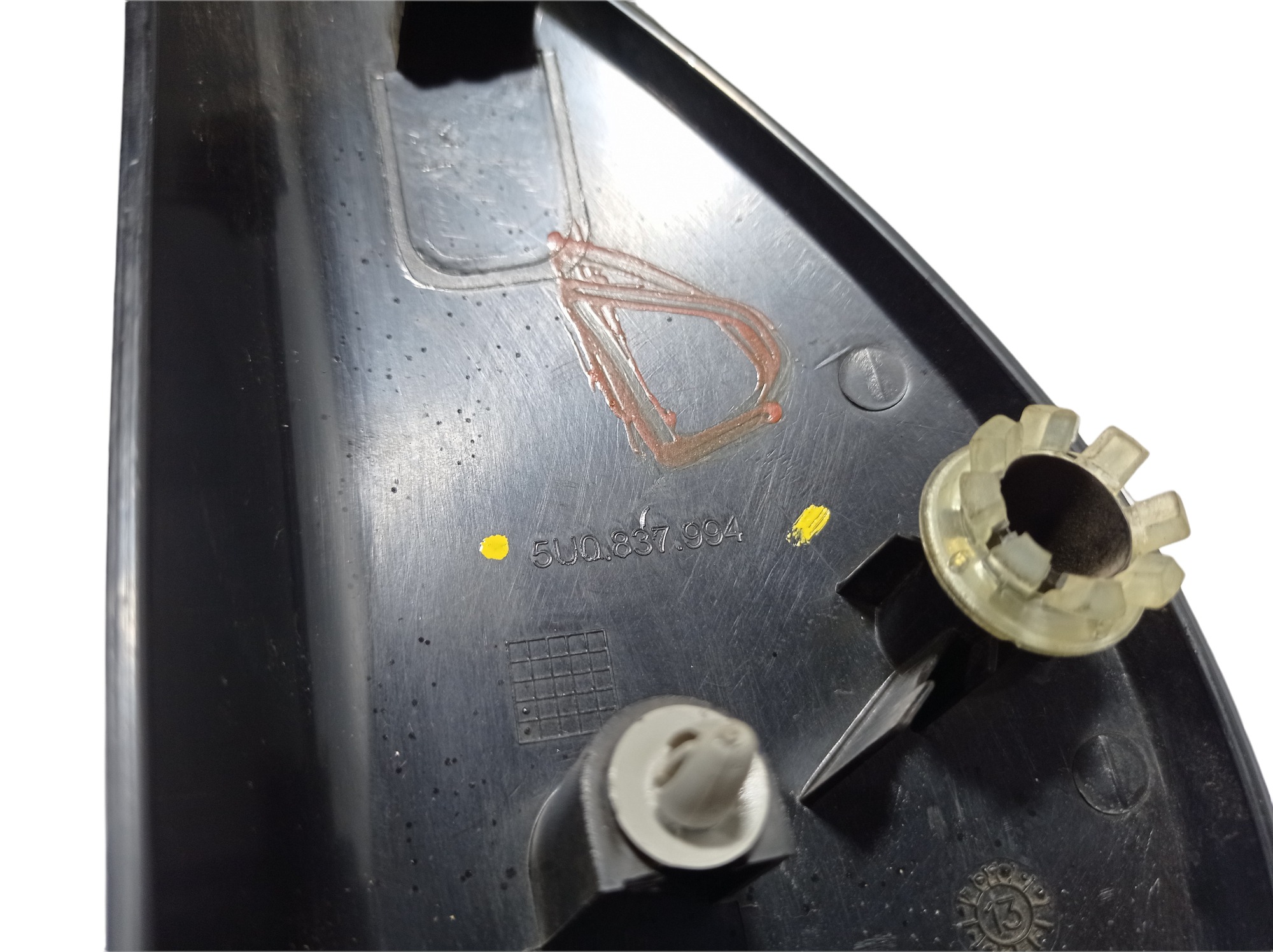 Acabamento Interno Retrovisor Direito Vw Gol Rallye V253 7