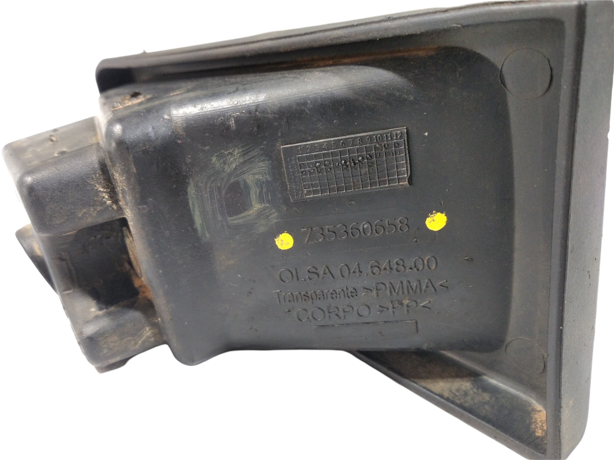 Luz Direita Placa Fiat Strada Adv  735360658  V255 4