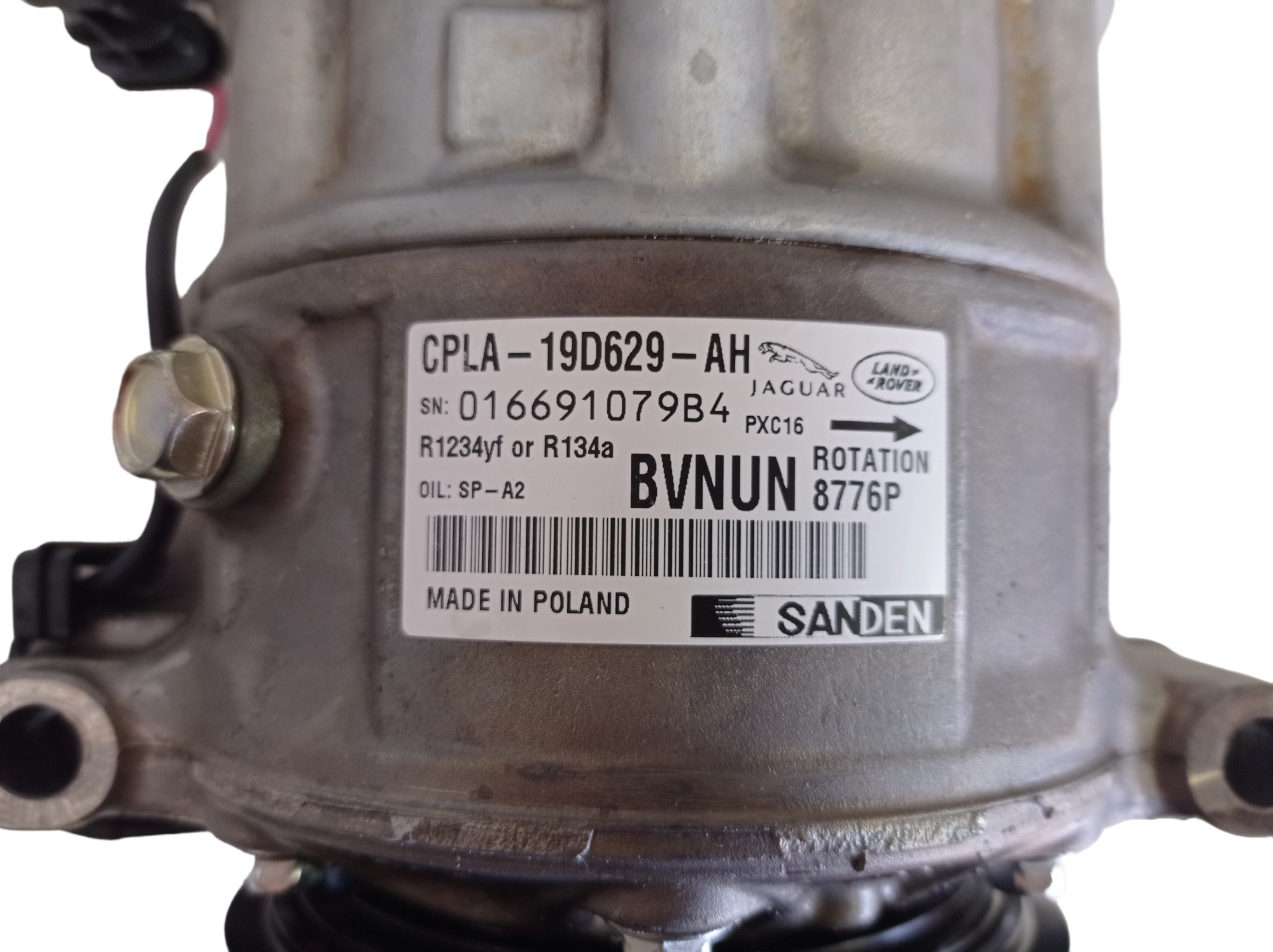 Compressor Ar Land Rover Discovery 5 3.0 V6  2019 V562 2