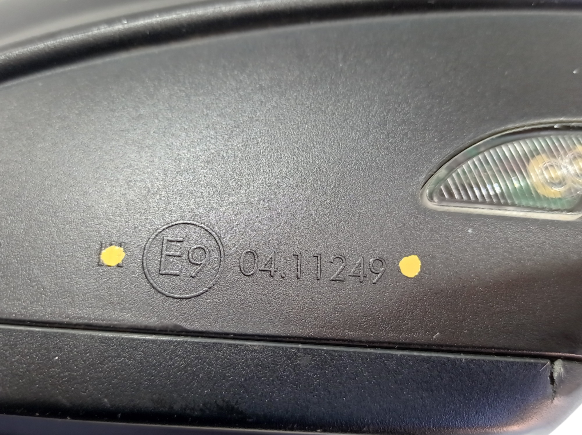 Carcaça Retrovisor Direito Vw Golf Gti 2019 E90411249 V563 Preto 9
