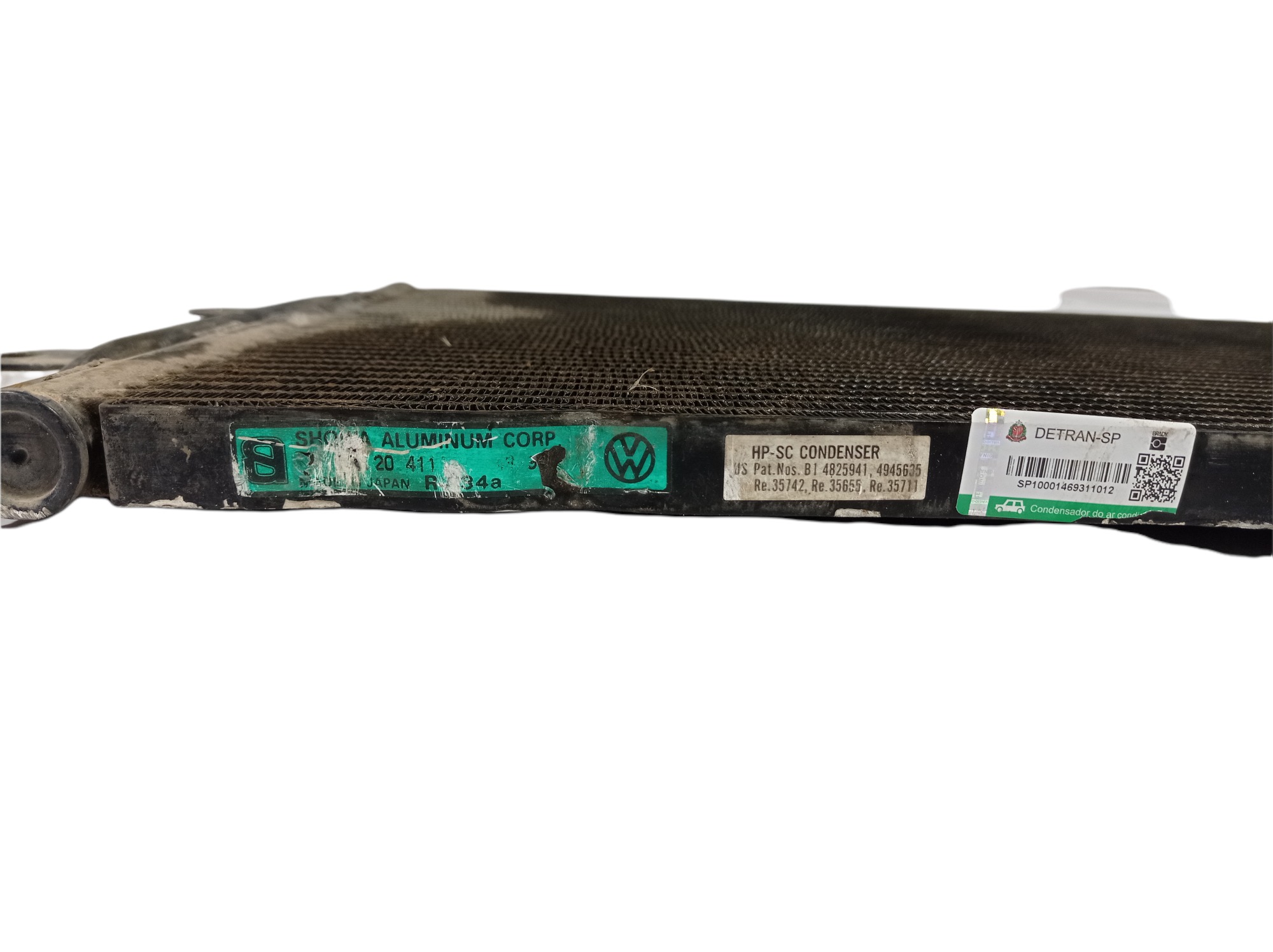 Condensador Do Ar Condicionado Vw Golf 1.6 2002 V364 2
