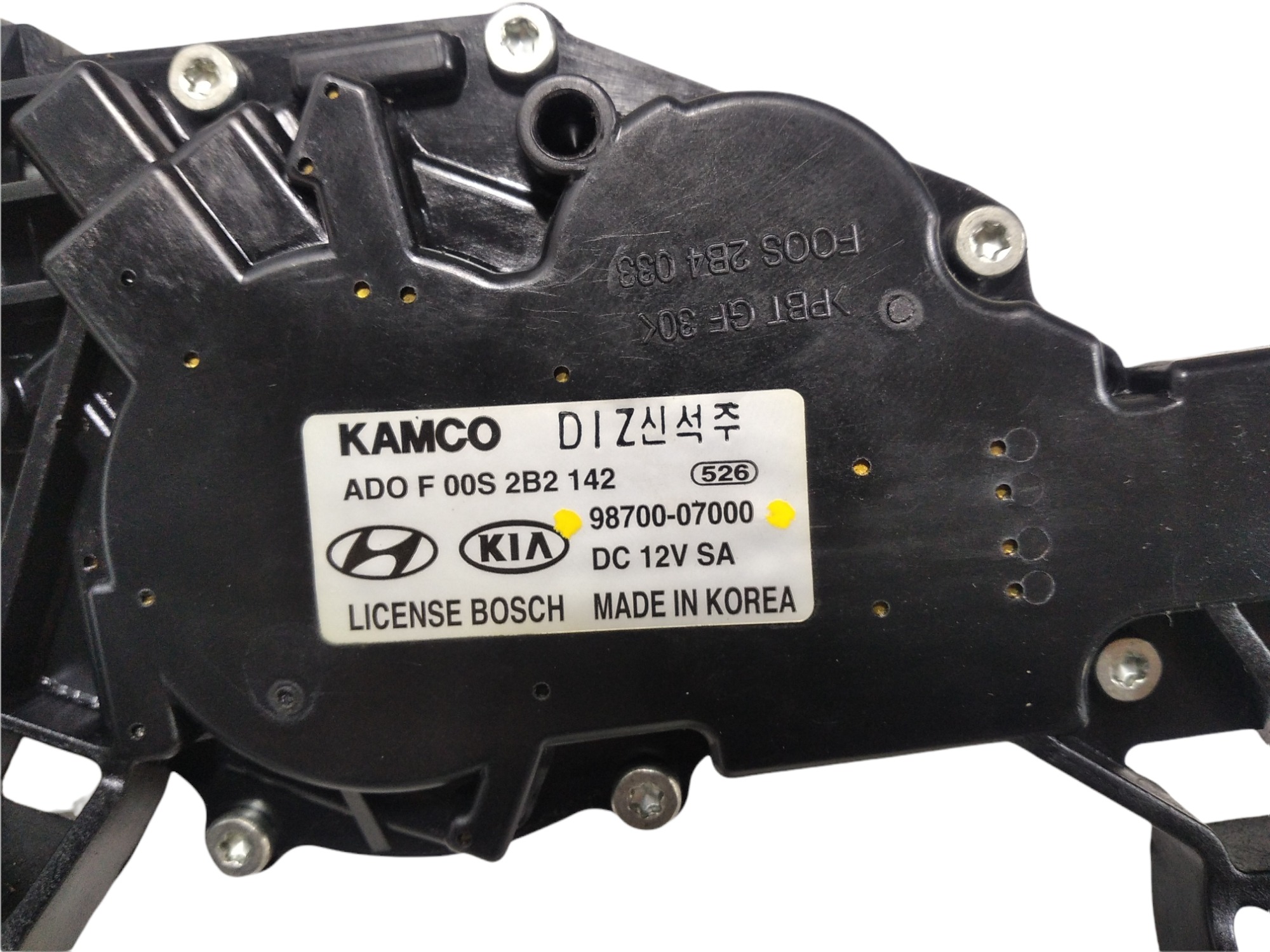 Máquina Limpador Traseiro Kia Picanto 2009 9870007000 V291 5