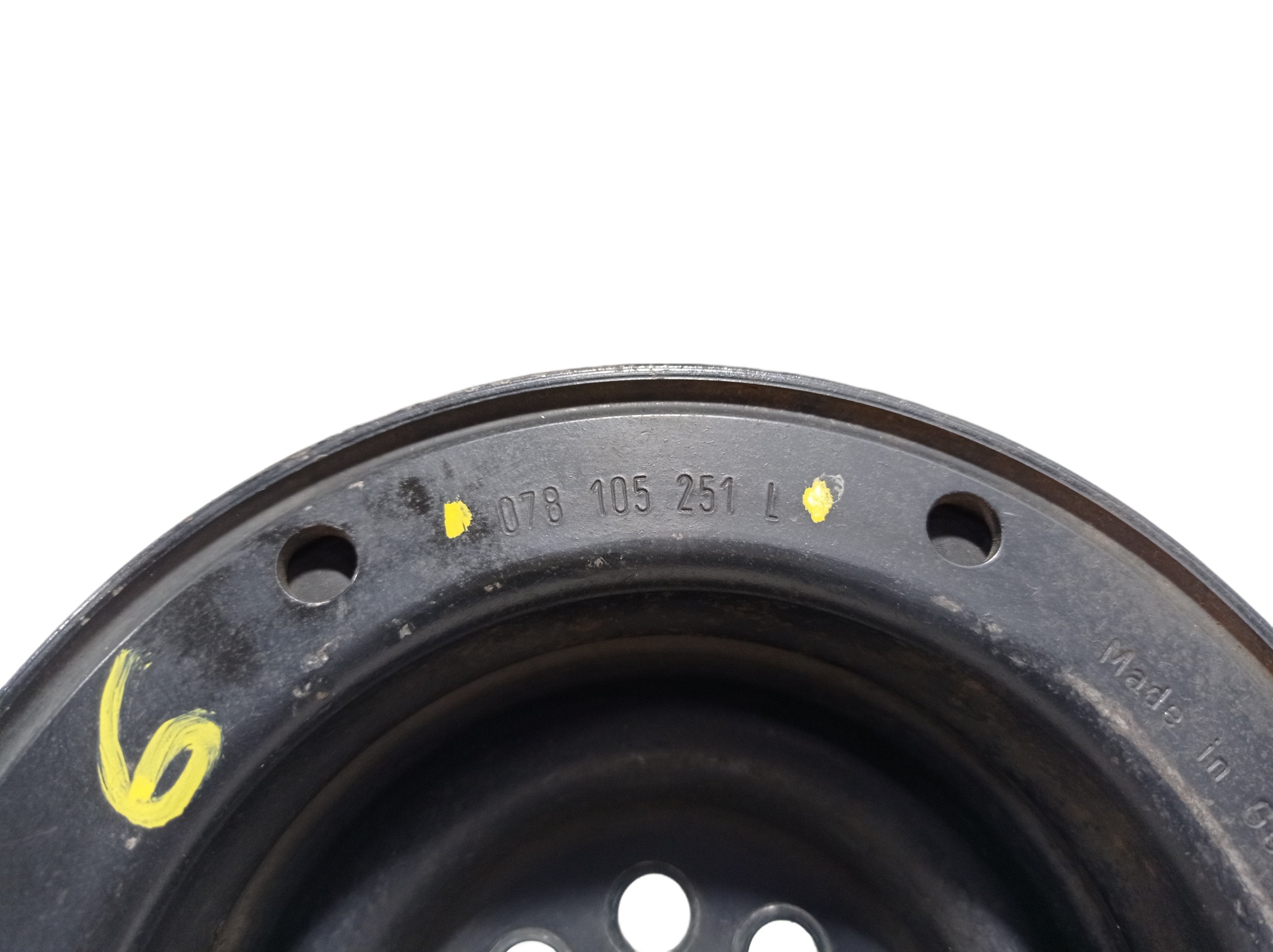 Polia Virabrequim Audi A4 Vw Passat 2.8 V6 30v V300 6