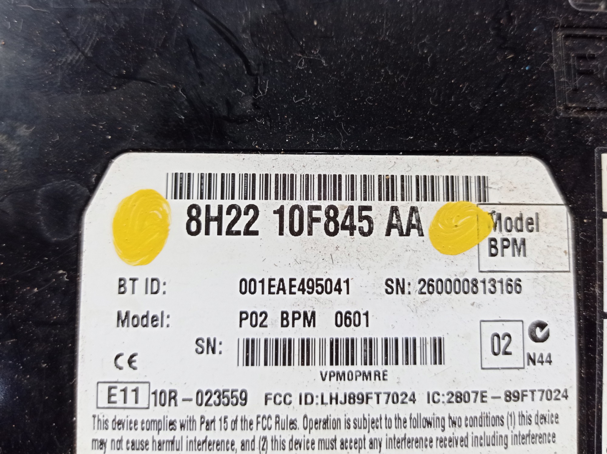 Módulo Bluetooth Range Rover Vogue 2009 A 2011 V546 8