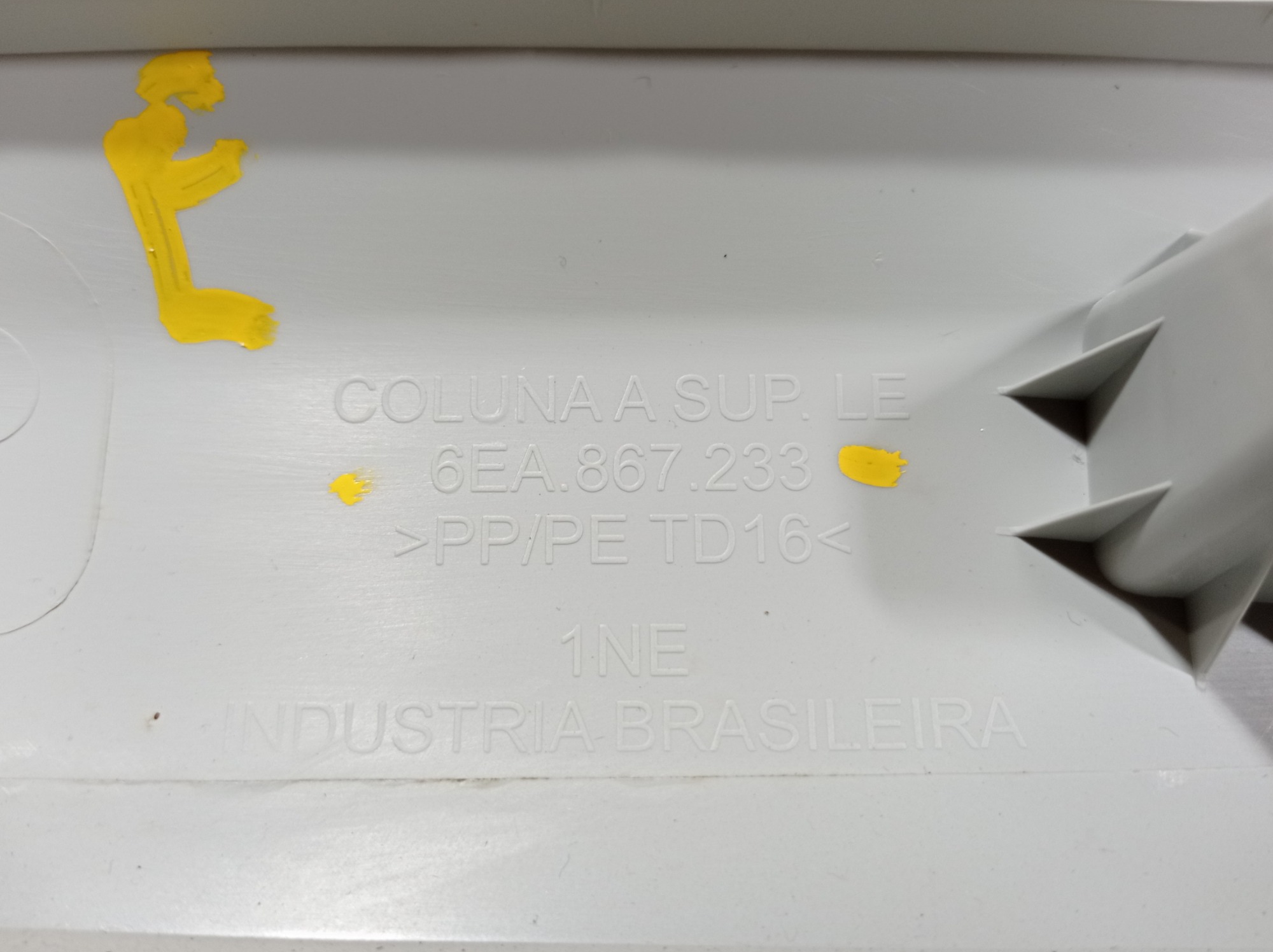 Acabamento Coluna Dianteira Esquerd Vw Virtus 2017 2021 V559 6