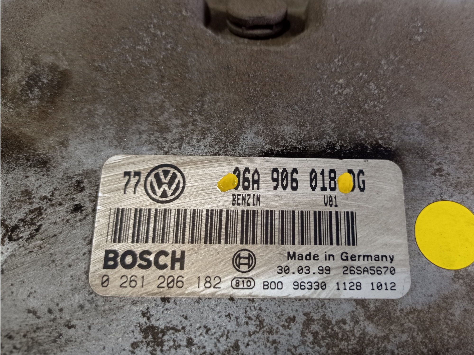 Kit Módulo Injeção Vw Golf 2.0 2000 06a906018 V478 10