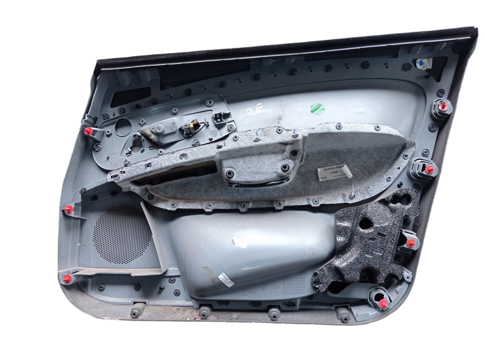 Forro Porta Dianteiro Esquerdo Fiat Linea 2009 2010 V433 Cinza 9