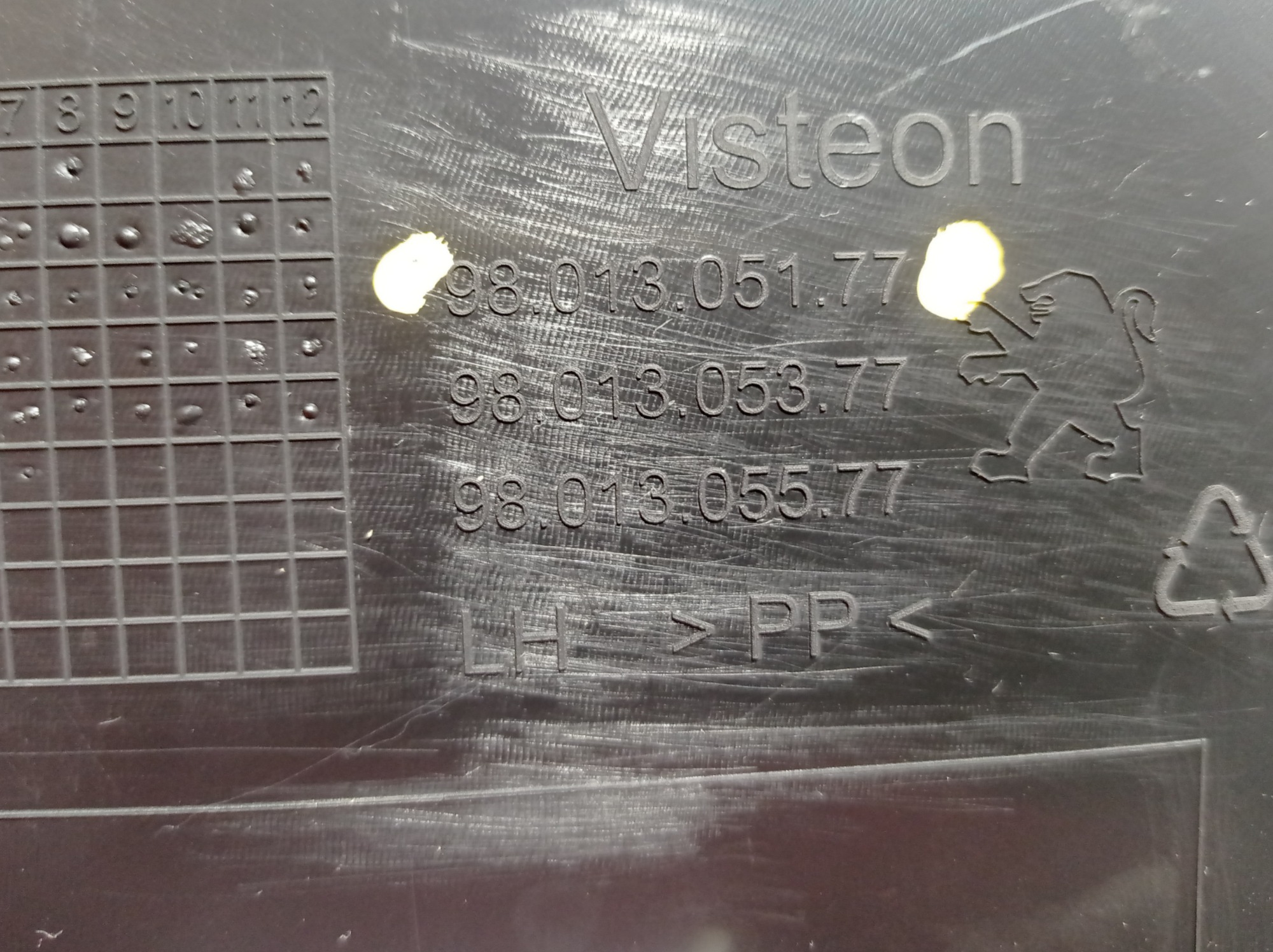 Forro Porta Traseira Esquerda Peugeot 2008 2017 V437 Preto 7