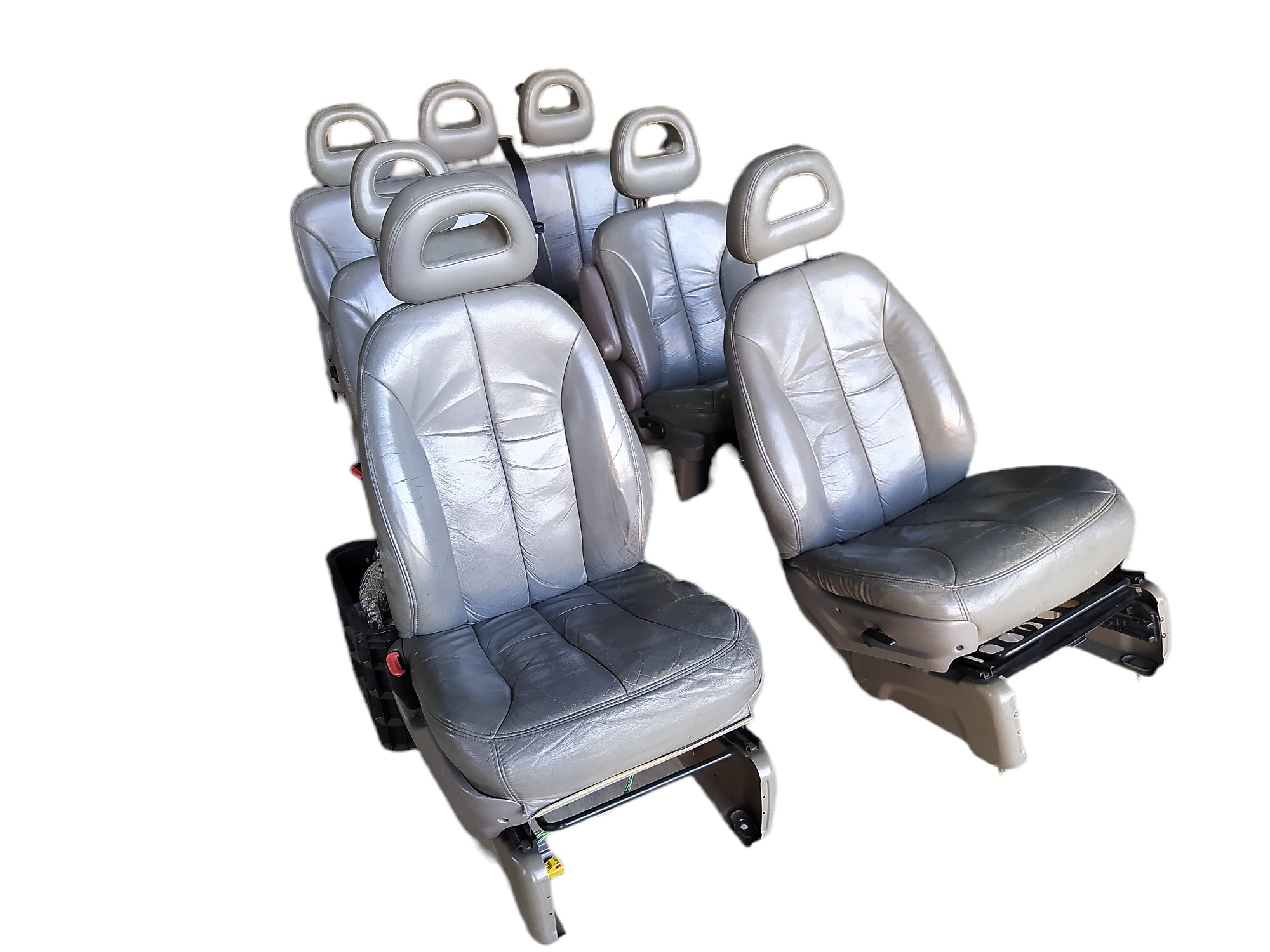 Jogo Banco Chrysler Grand Caravan 2003 V458 Cinza 6
