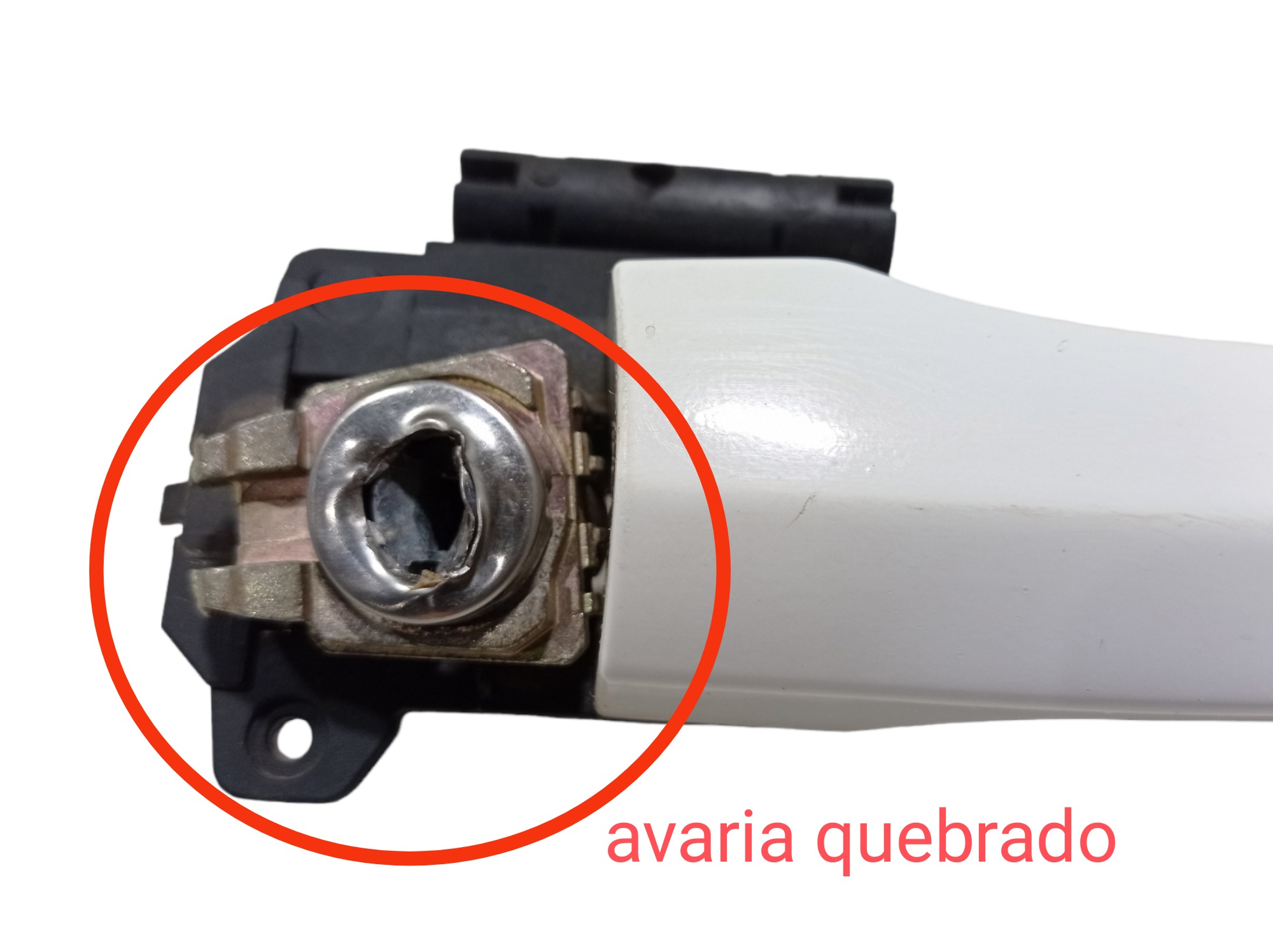 Maçaneta Externa Porta Dianteira Direita Lifan 530 2015 V567 Branco 4