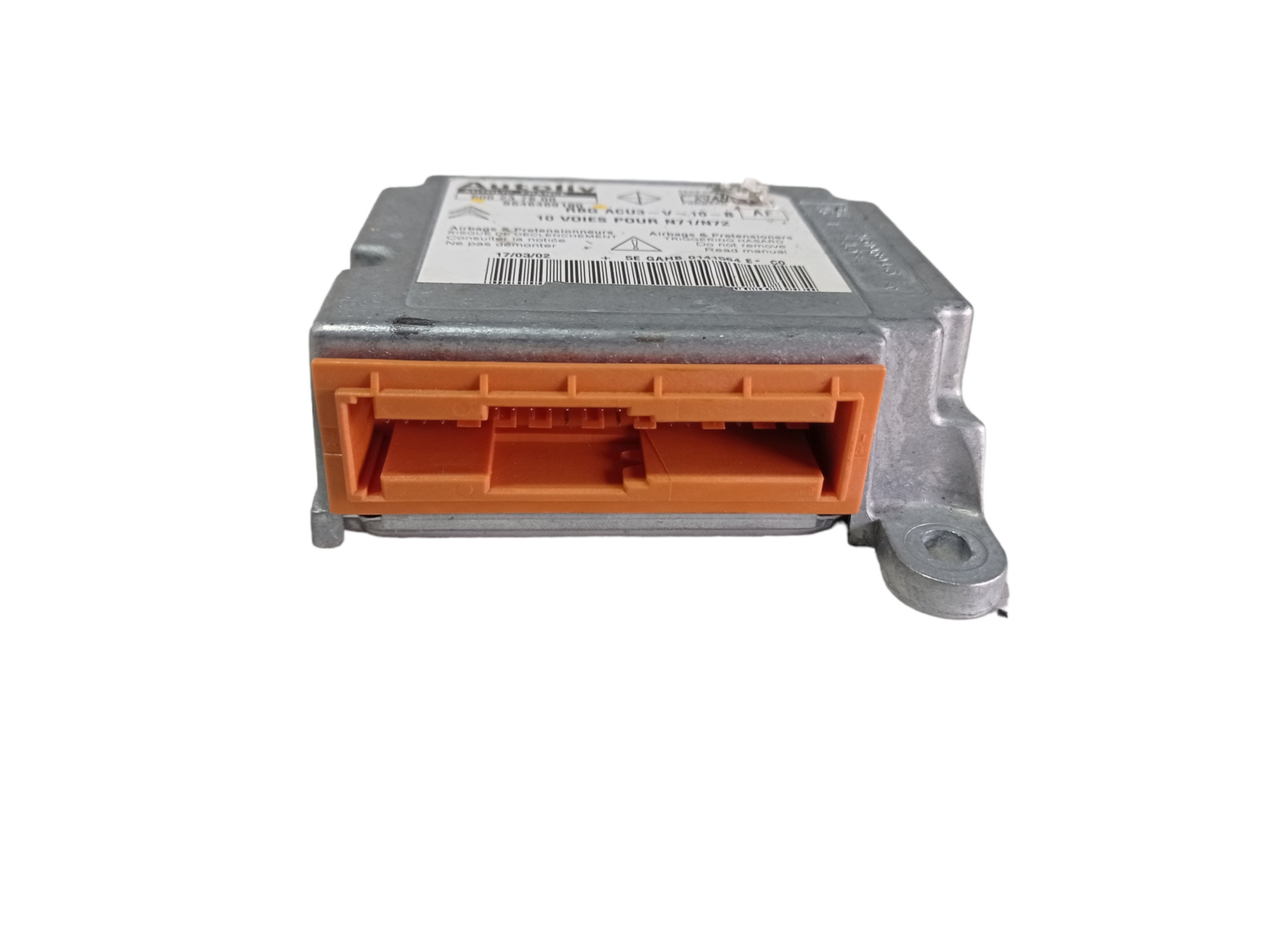 Módulo Impacto 9646469180 Citroen Xsara 1.6 2002 V400 6