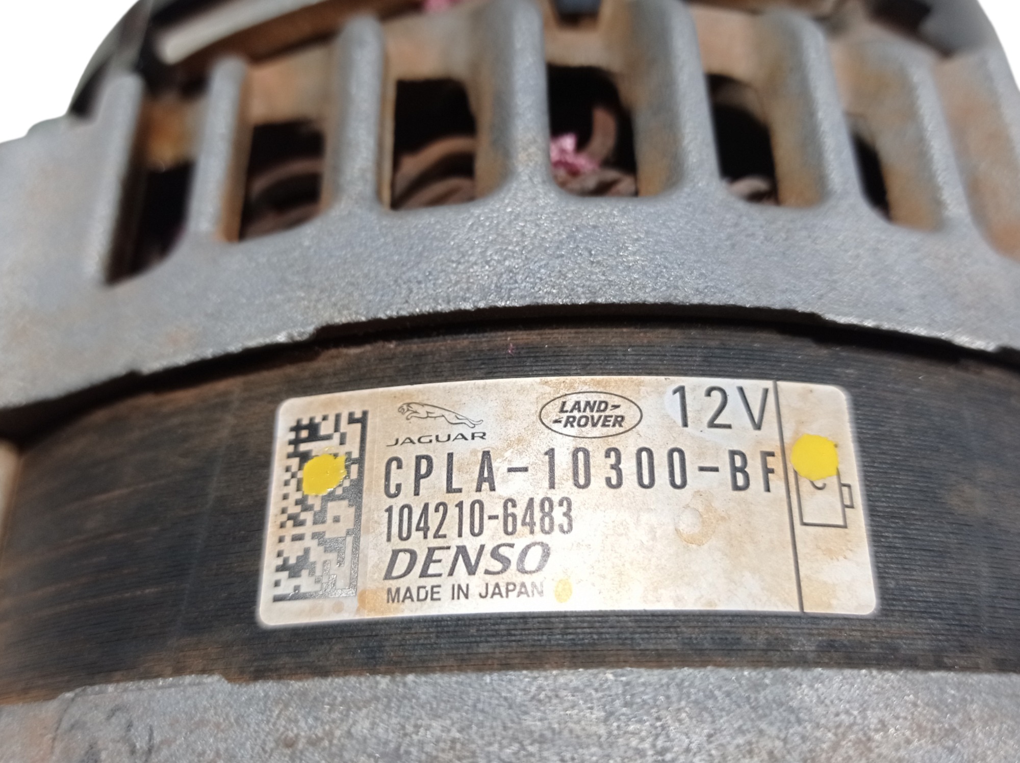 Alternador Land Rover Discovery 5 3.0 2019 Cpla10300bf V562 7