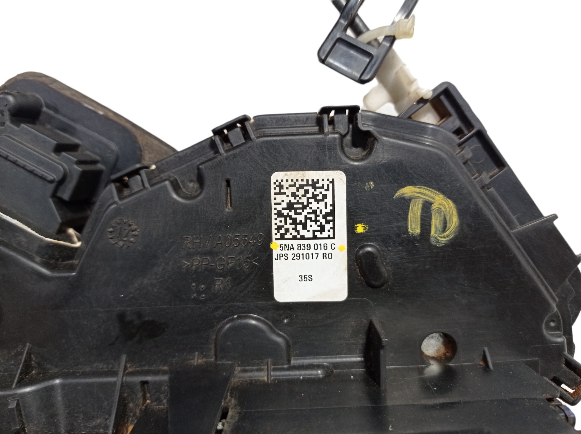 Fechadura Traseira Direita Vw Polo 2018 5na839016c V329 6