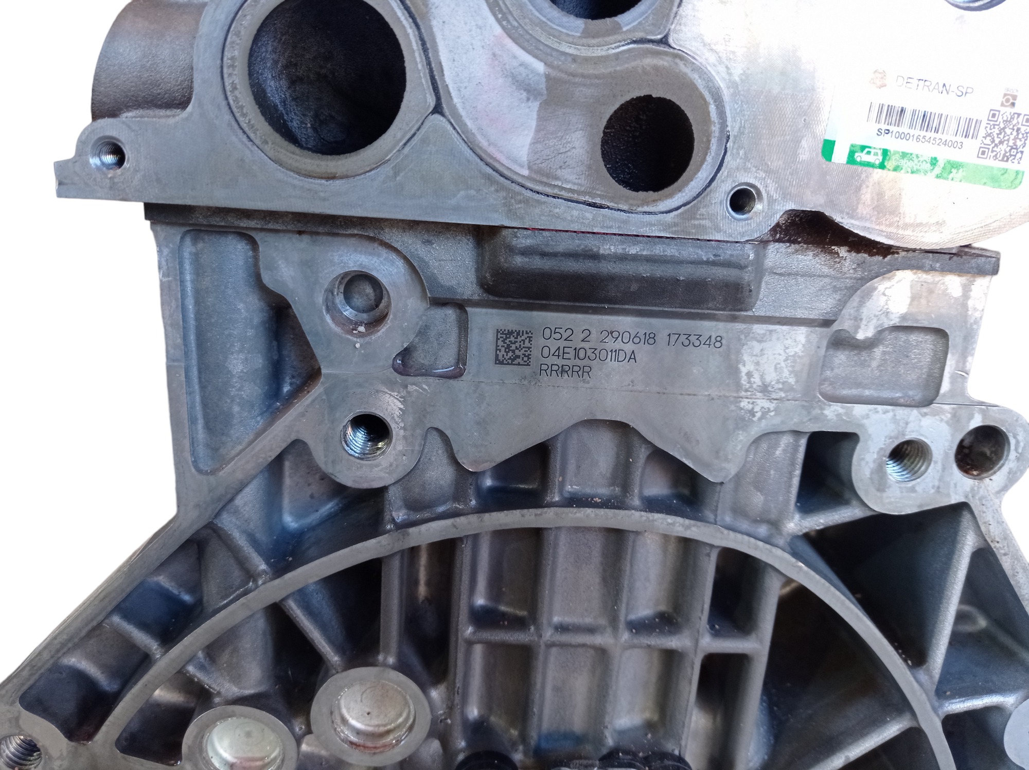 Motor Parcial Vw Virtus 1.6 Msi 2017 A 2021 V559 63mil Km 2
