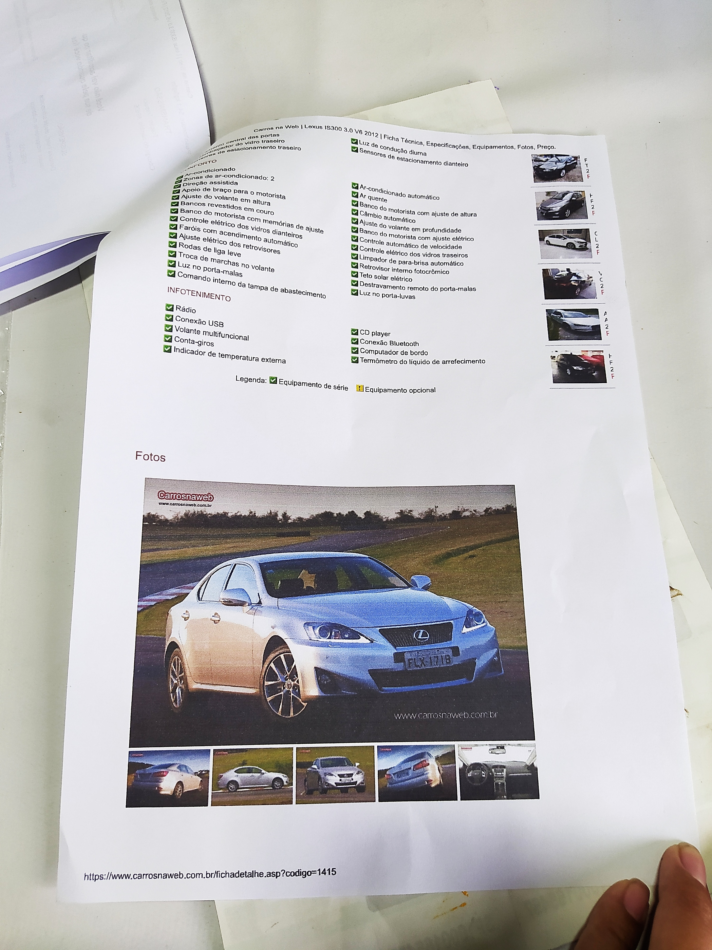 Informações Lexus is 3.0 v6 2012 v545 6