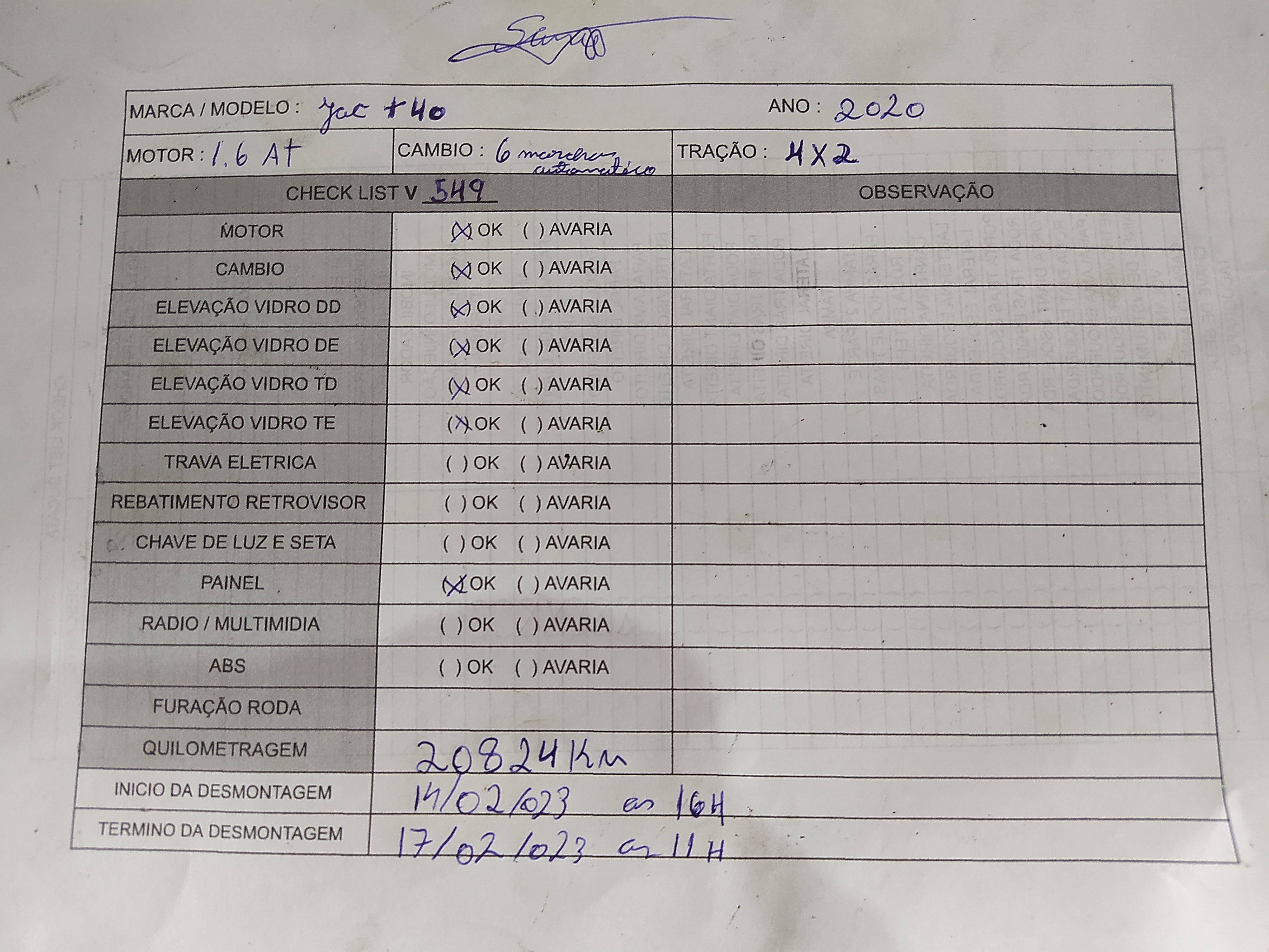 Jac t40 1.6 at 2020 informações gerais 1