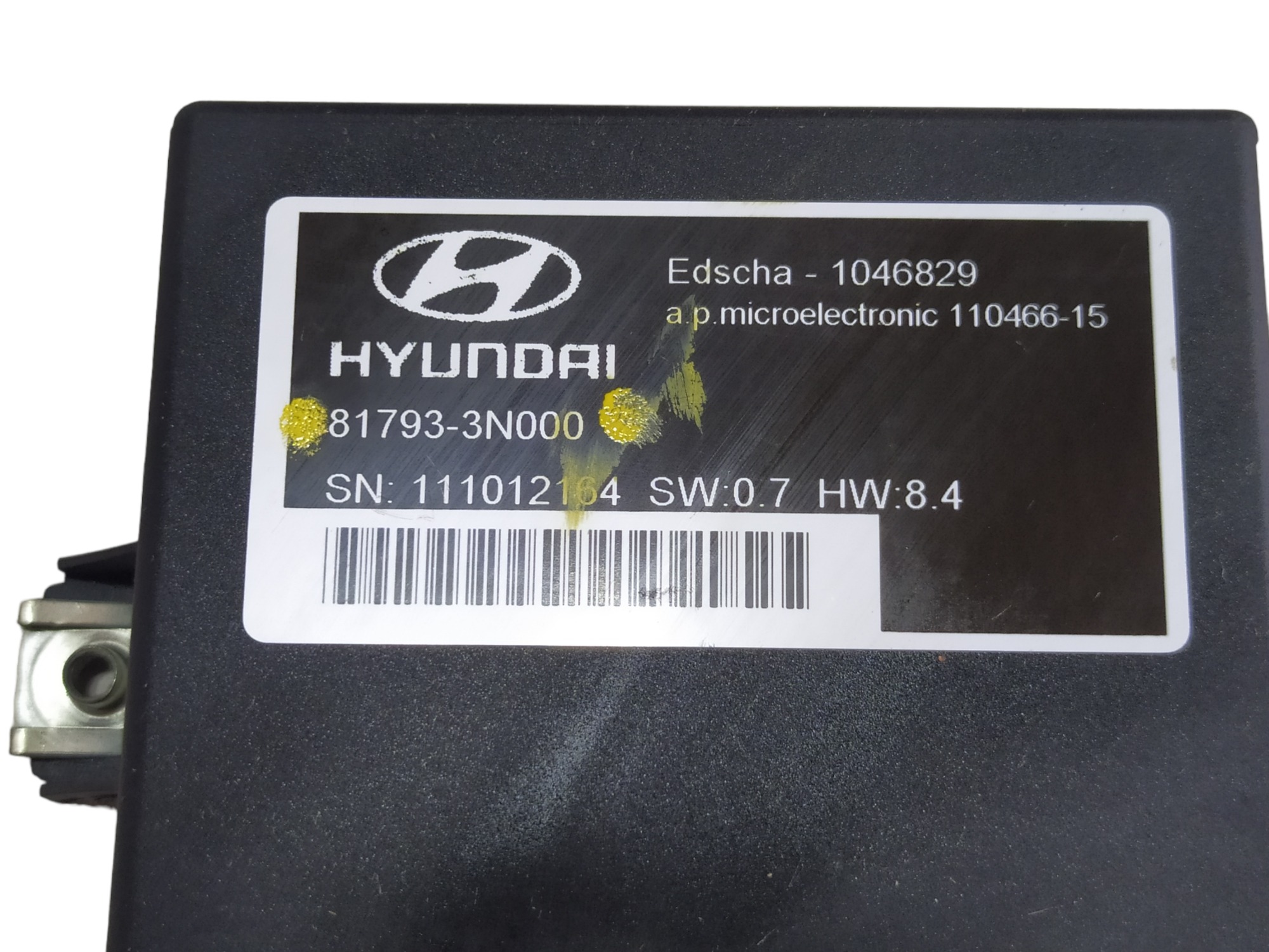 Módulo Aquecimento Banco Hyundai Equus Vs460 4.6 2013 V577 8
