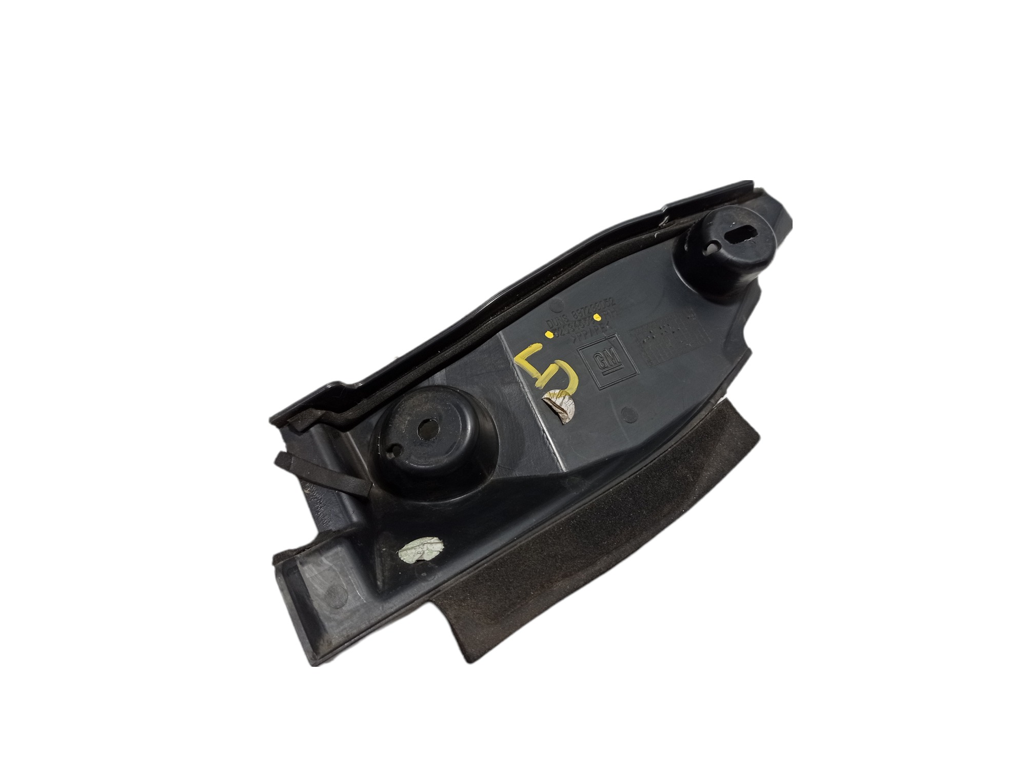Acabamento Paralama Direito Gm Spin 2013 52034553 V318 Preto 3