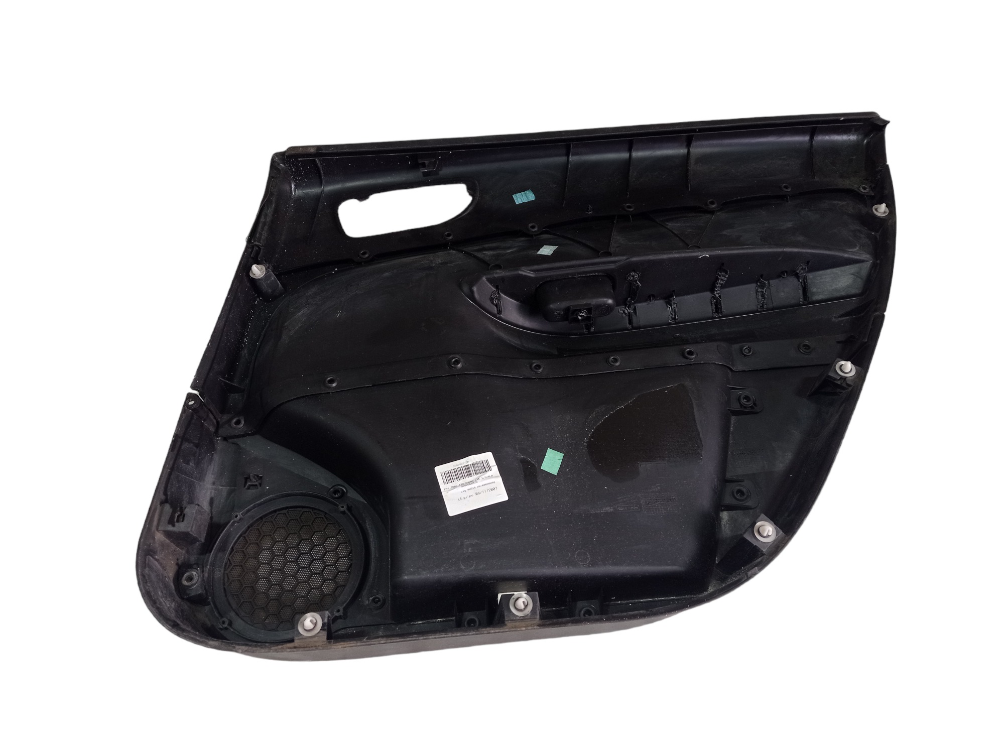 Forro De Porta Traseiro Esquerdo Peugeot 307 2008 V369 Preto Preto 6