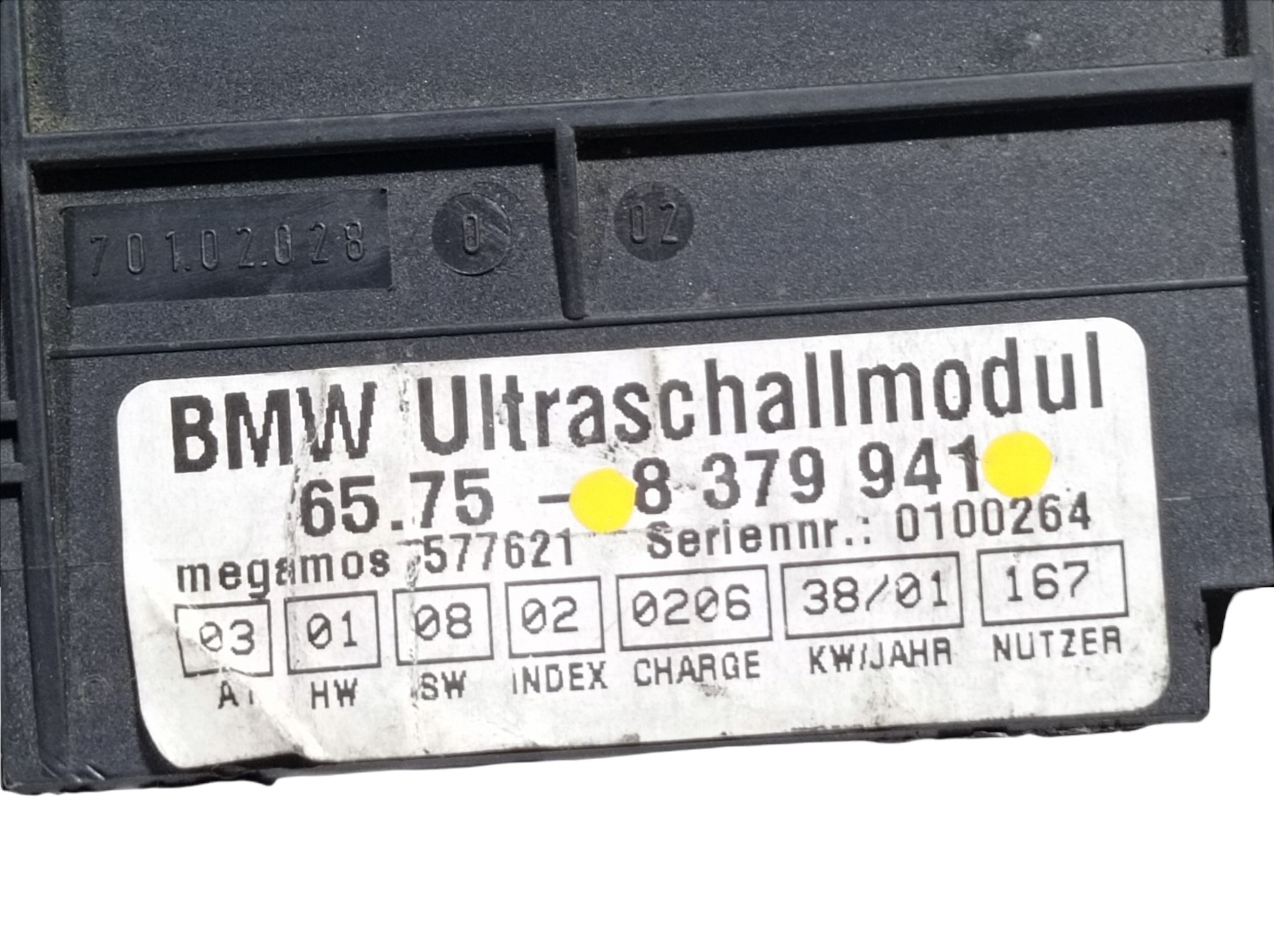 Modulo Sensor Alarme Bmw X5 2001 2006 8379941 V74 5
