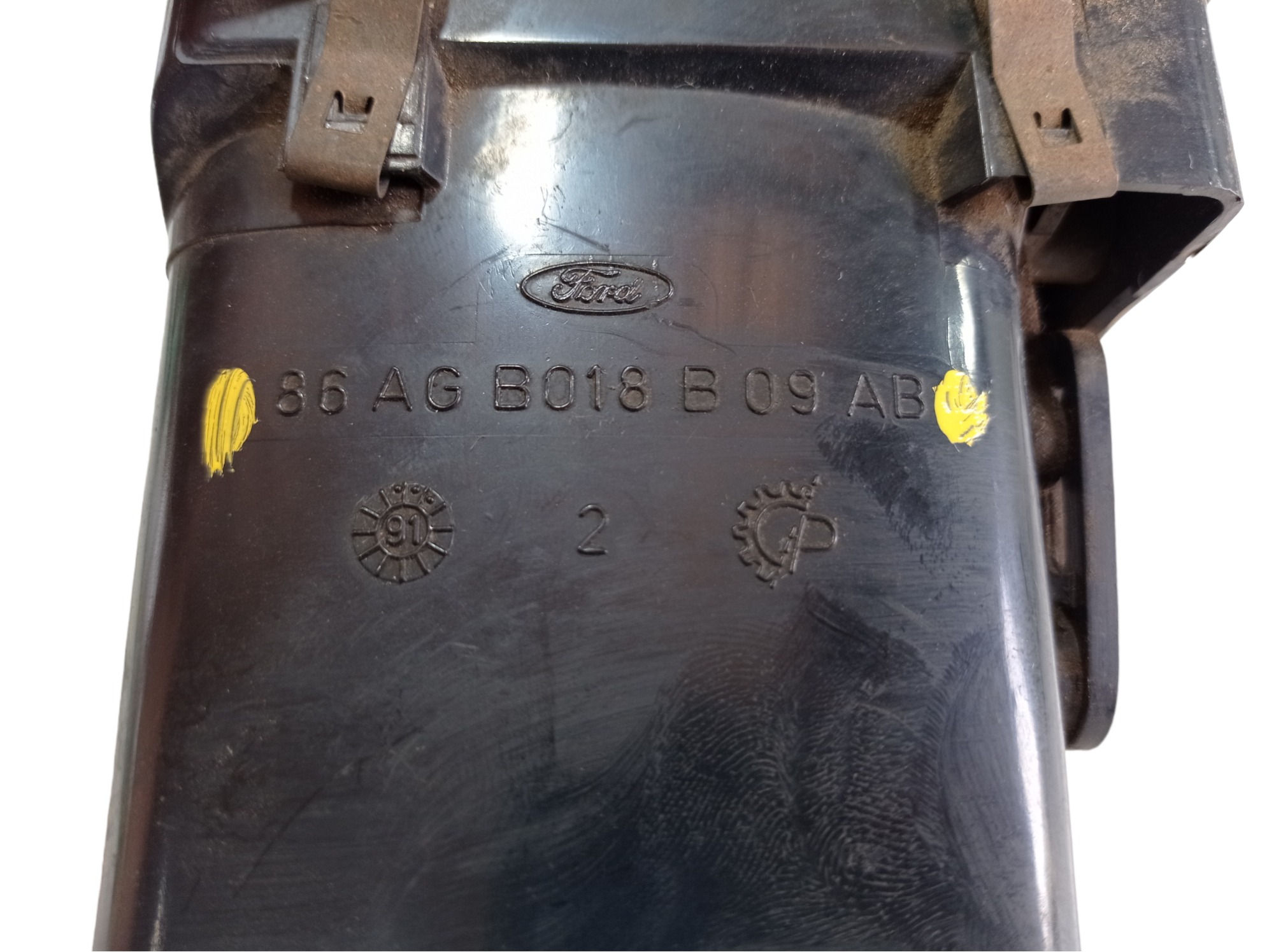Difusor De Ar Esquerdo Ford Escort 1987 1992 86agb018b09ab 8