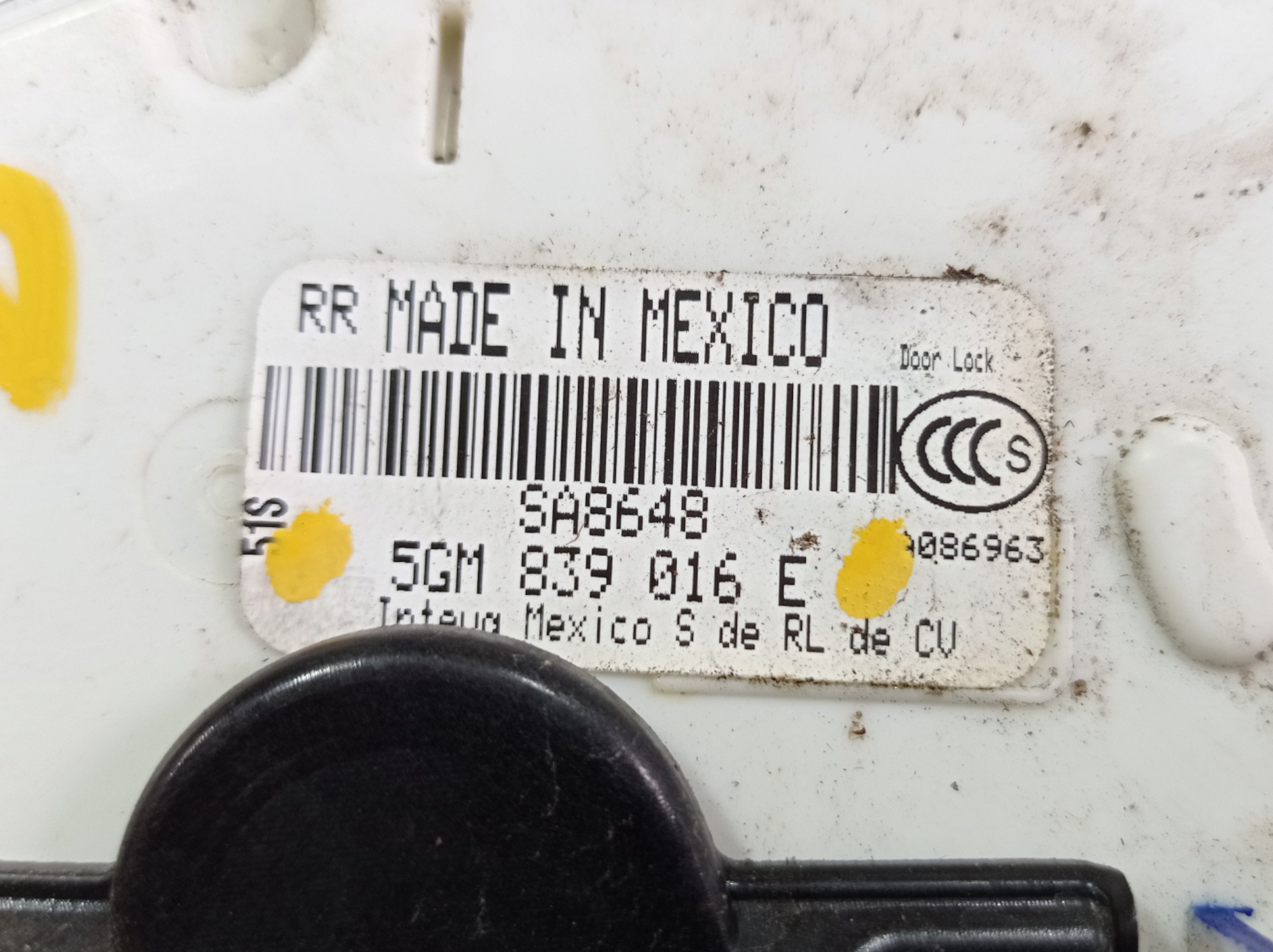 Fechadura Porta Traseir Direita Vw Golf Gti 2014 A 2019 V563 8