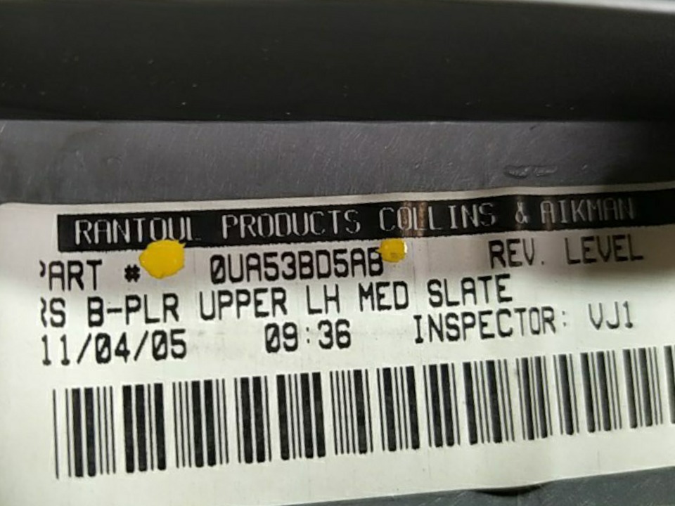 Coluna Central Superior Esquerda Grand Caravan 2006 V487 10