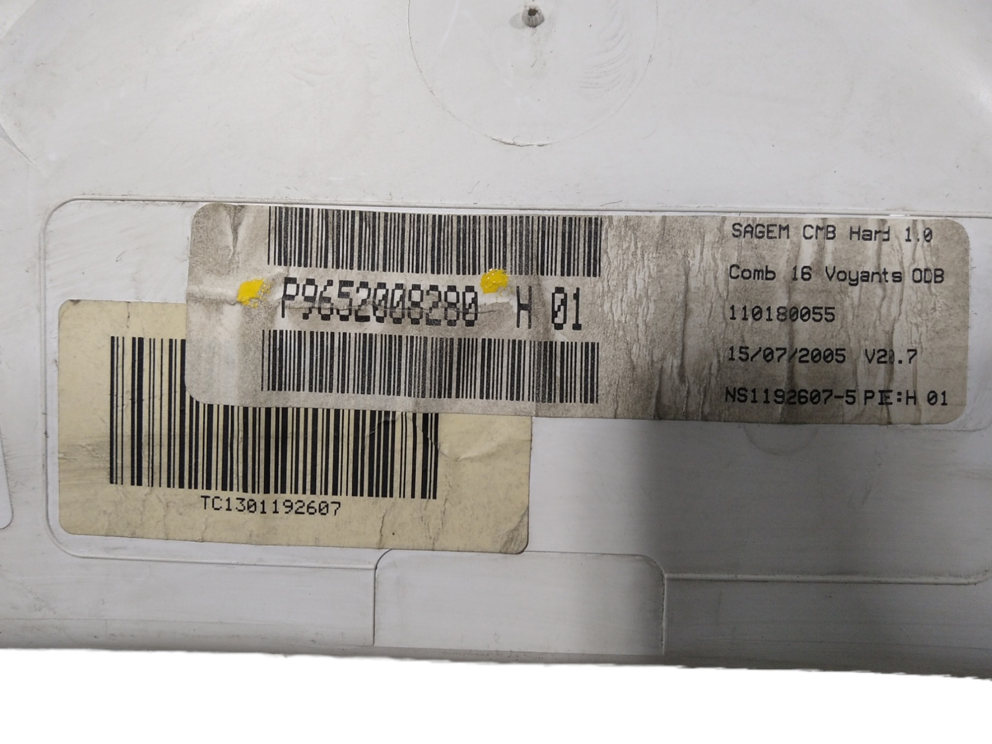 Painel De Instrumentos Citroen C3 2006 V306 P9652008280 6