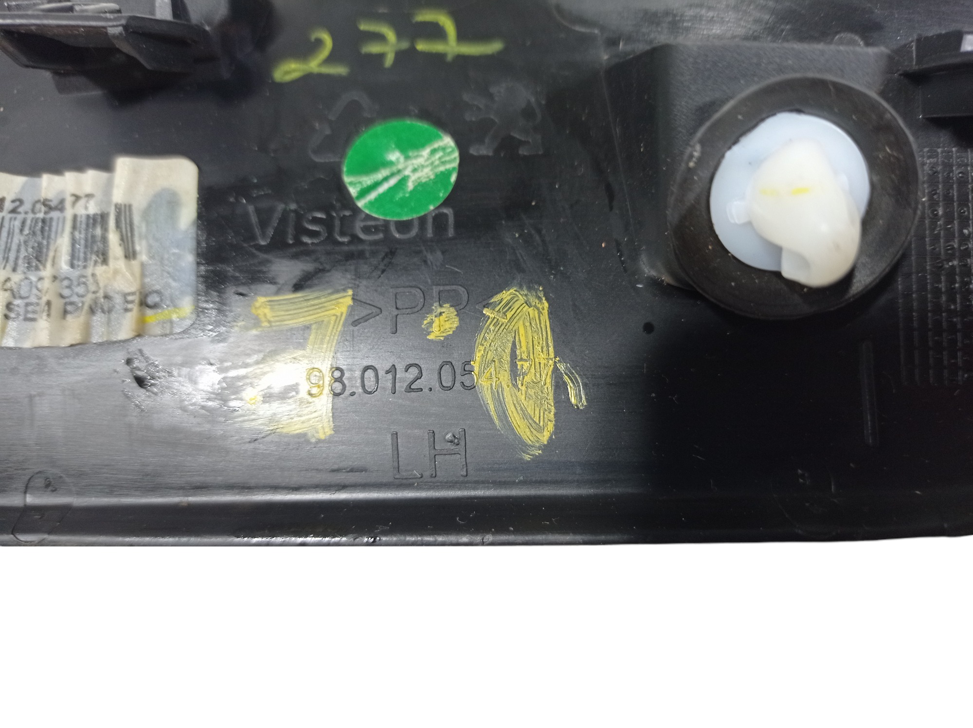 Acabamento Retrovisor Esquerdo Peugeot 2008 2019 V341 Preto 4