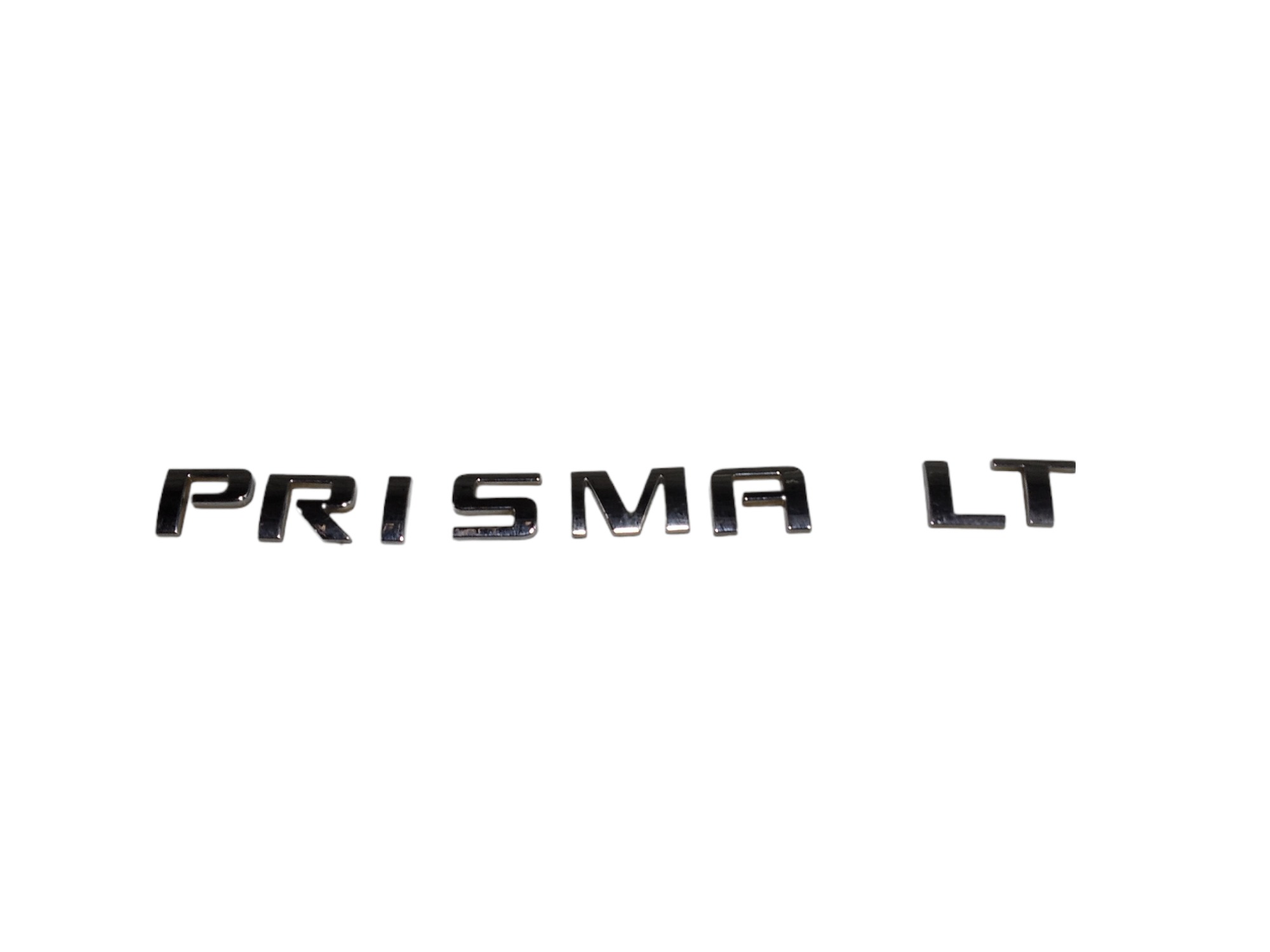 Emblema Tampa Traseira Gm Prisma Lt 2019 V338 Dourado / Prata 6